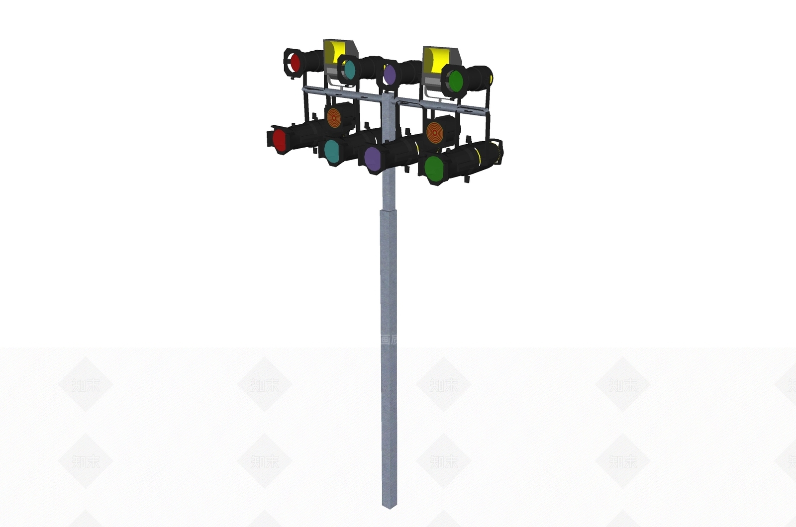 现代其他灯具SU模型下载【ID:1188557707】