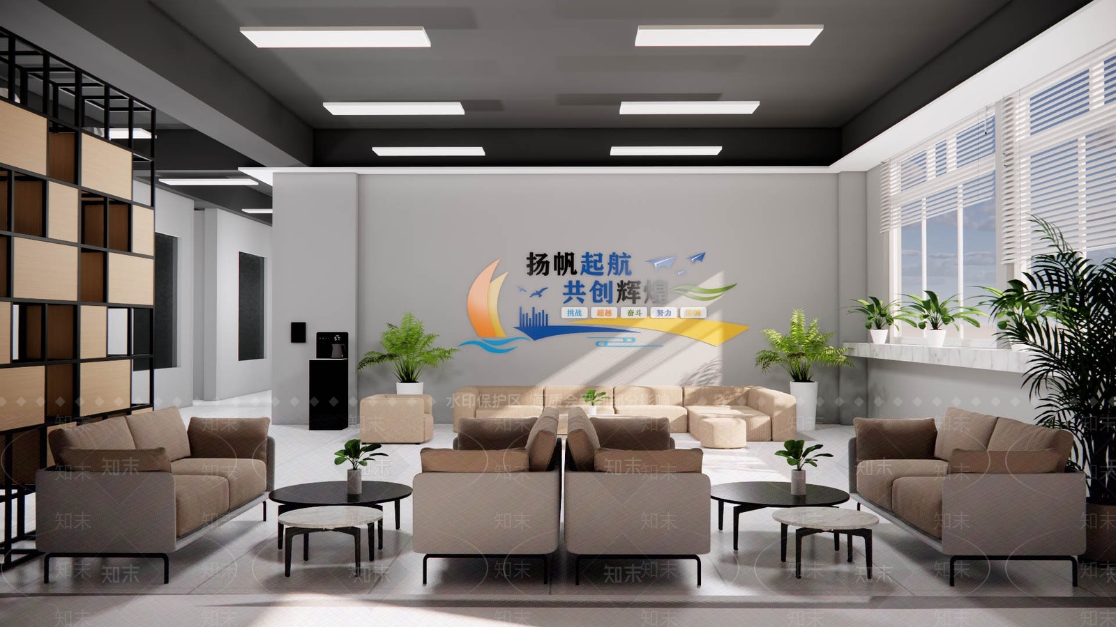 工业茶水间SU模型下载【ID:1189150627】