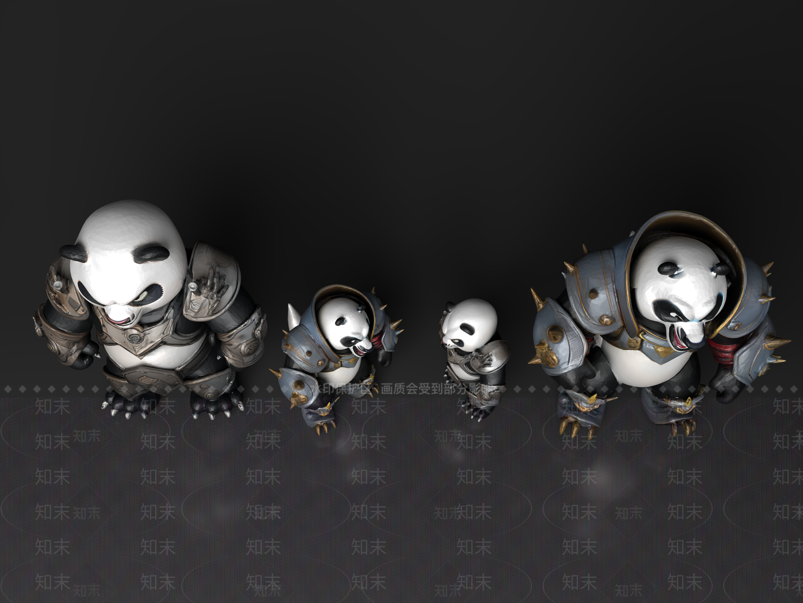 爬行类动物3D模型下载【ID:1188572669】