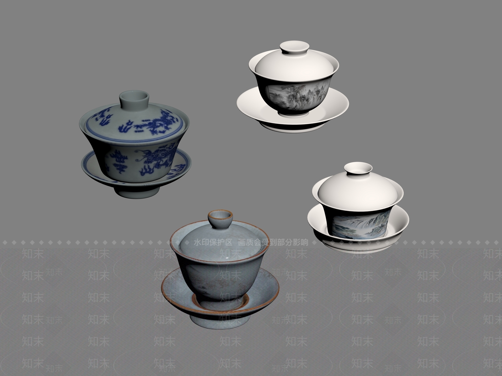 茶具SU模型下载【ID:1188579075】