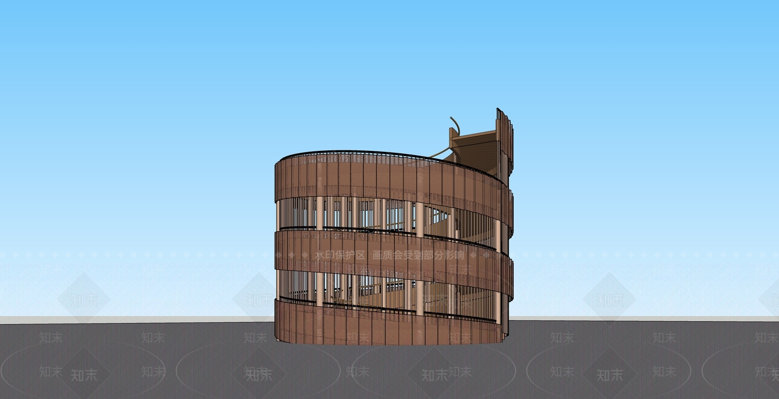 现代工业小公建SU模型下载【ID:1188579958】