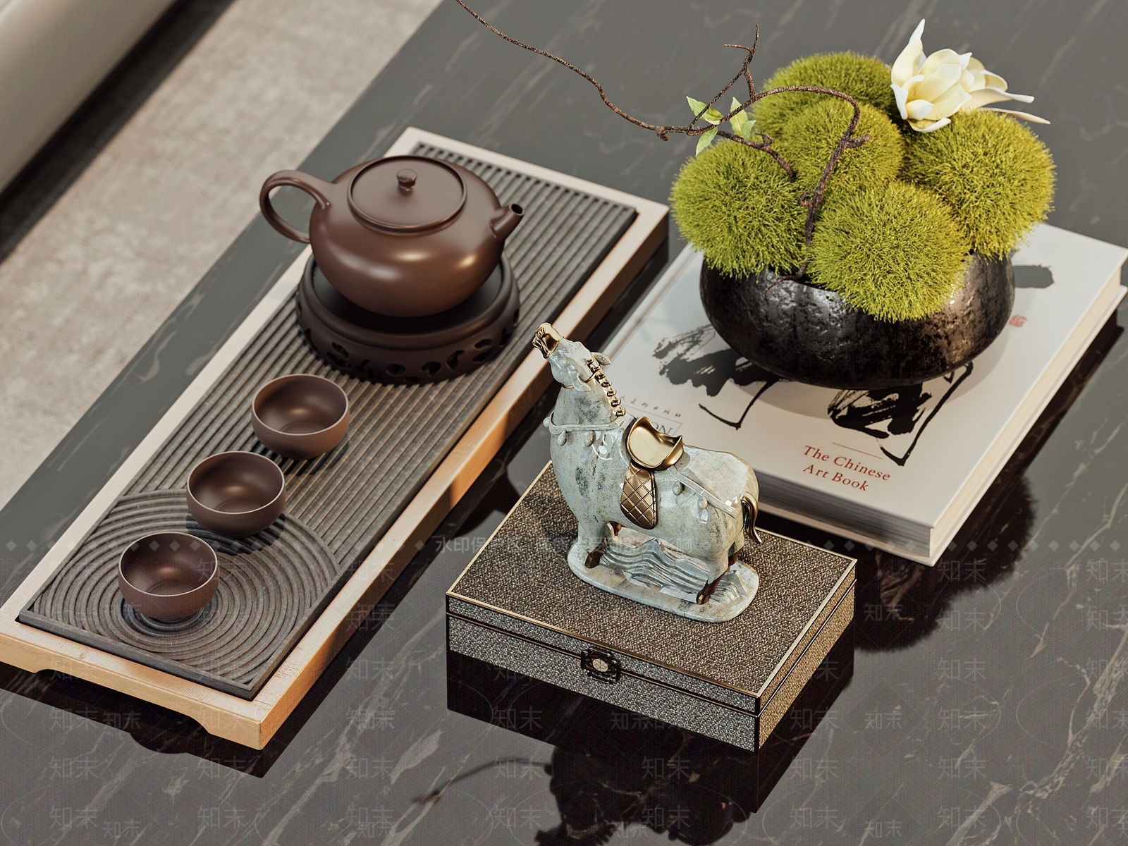 茶具3D模型下载【ID:1188581284】