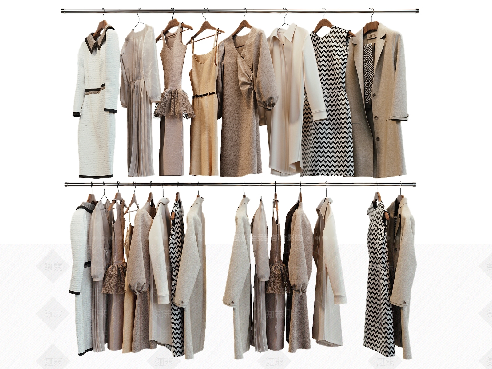 衣服SU模型下载【ID:1188583042】