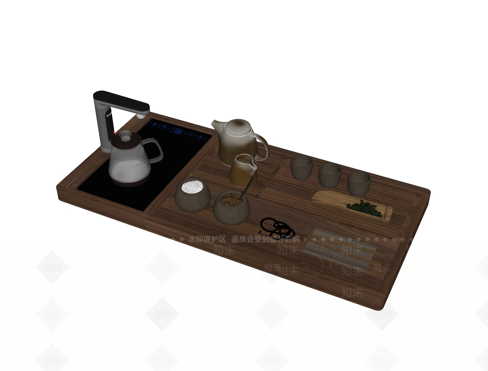 茶具SU模型下载【ID:1188583663】