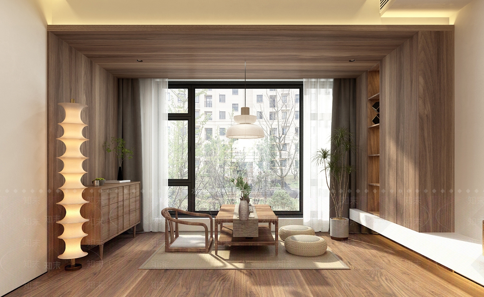 原木阳台3D模型下载【ID:1188592961】