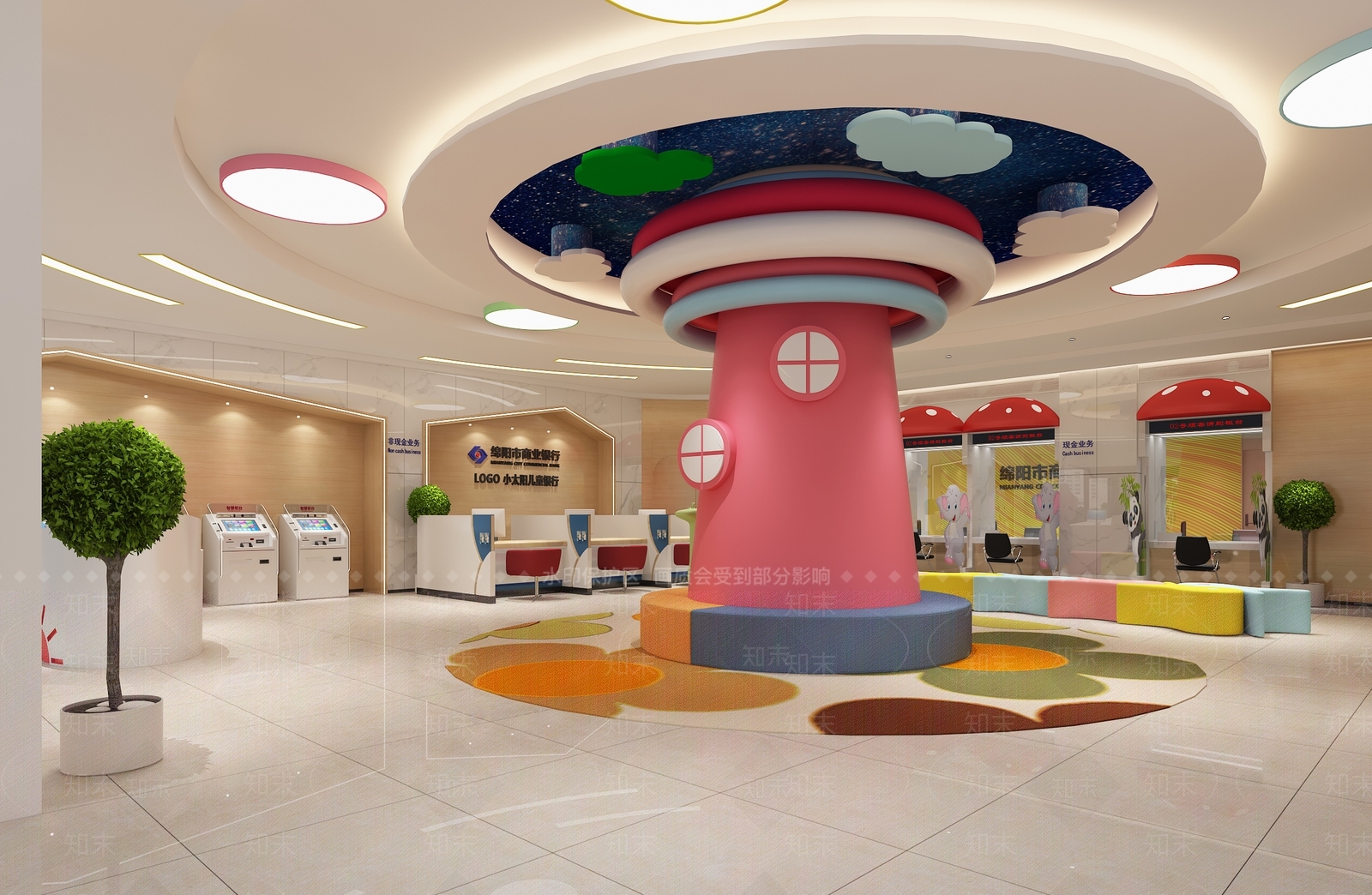 现代接待室3D模型下载【ID:1215057945】