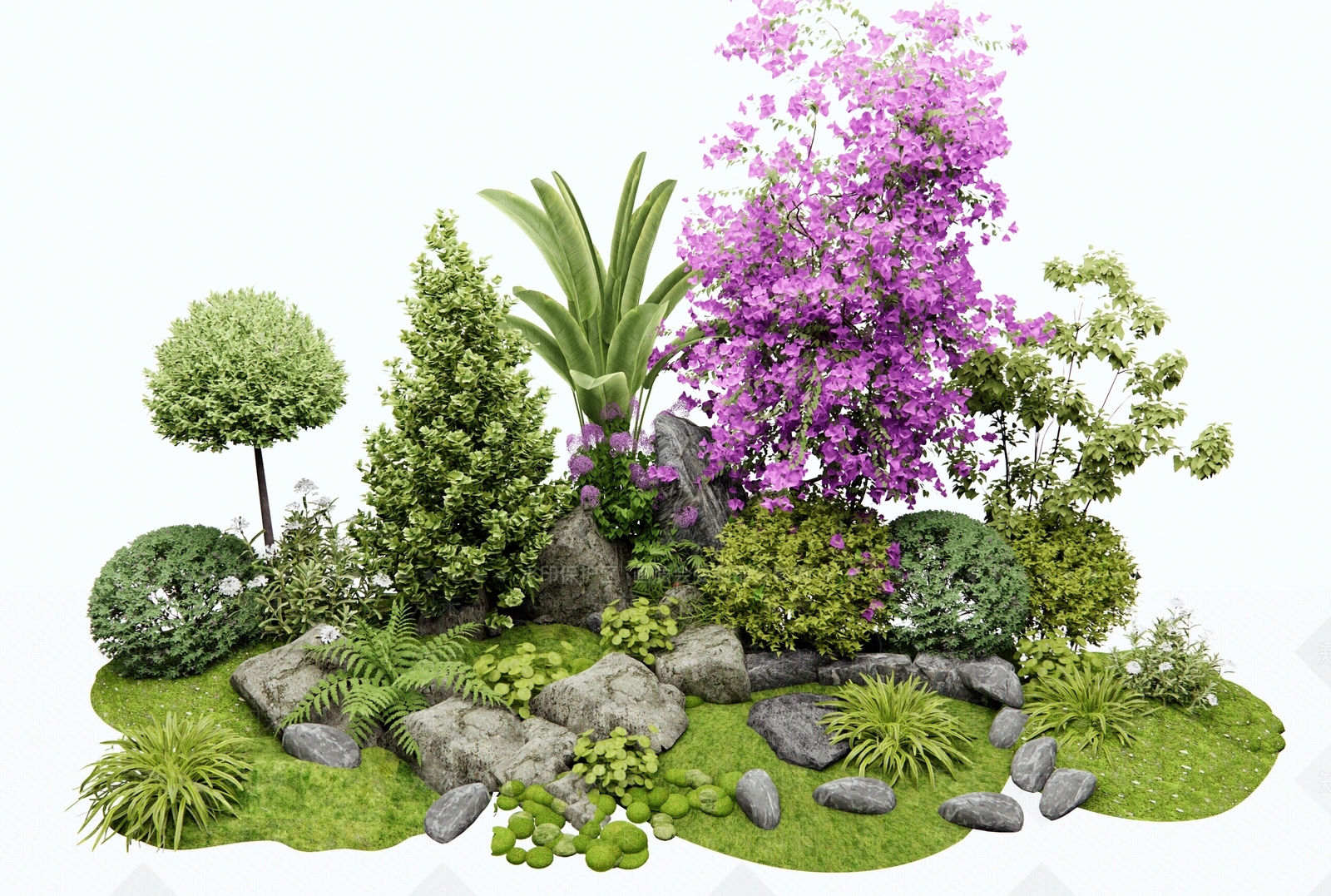 灌木SU模型下载【ID:1188604524】