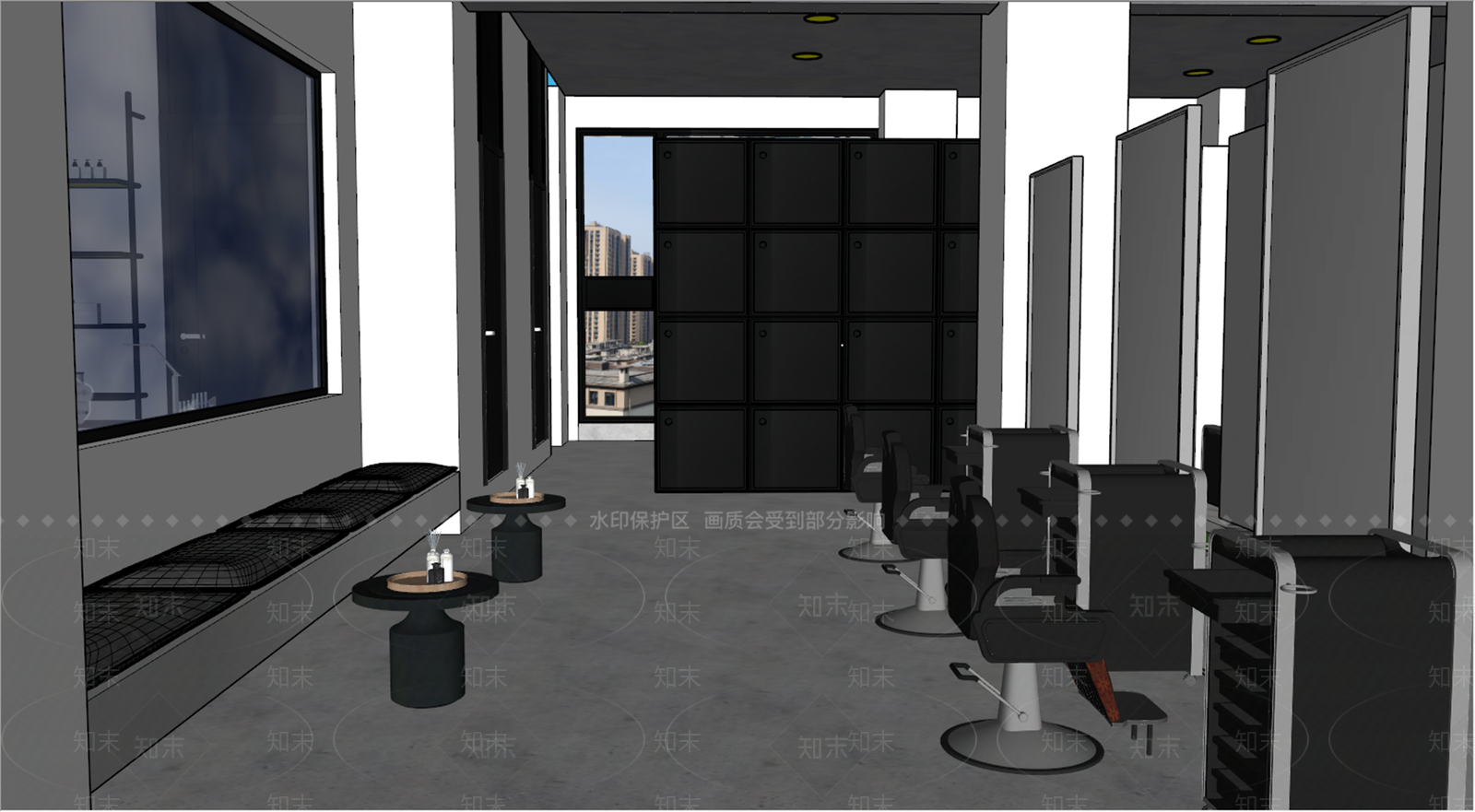 现代其他店铺SU模型下载【ID:1188606849】