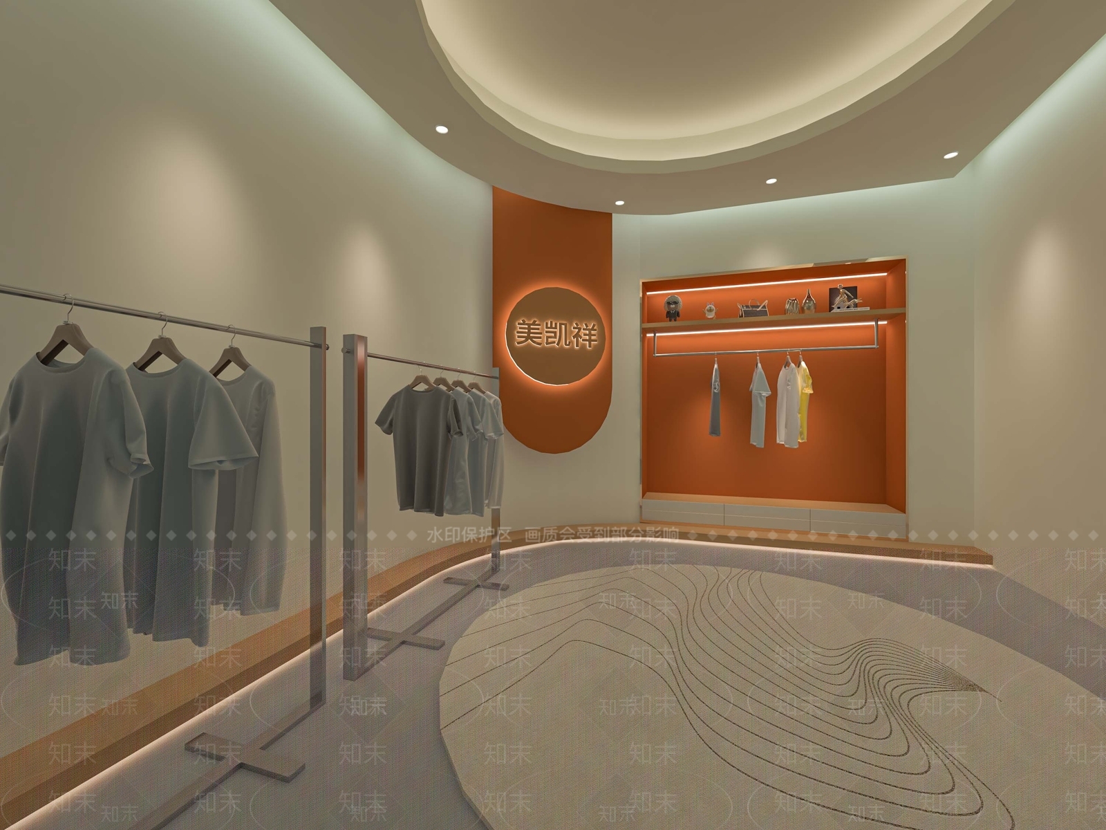现代服装店3D模型下载【ID:1188609565】