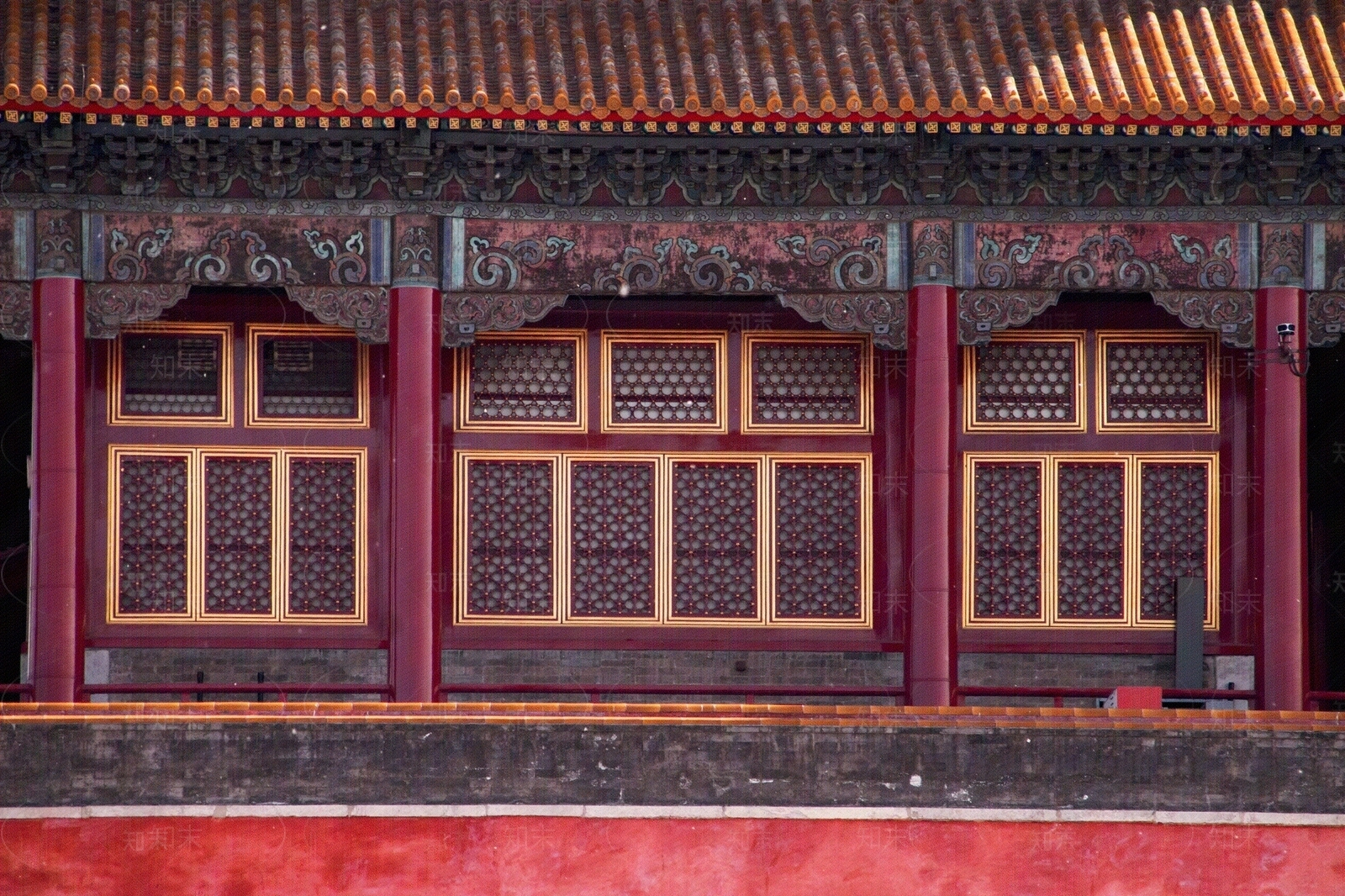 新中式中式建筑外立面贴图下载【ID:1188610220】