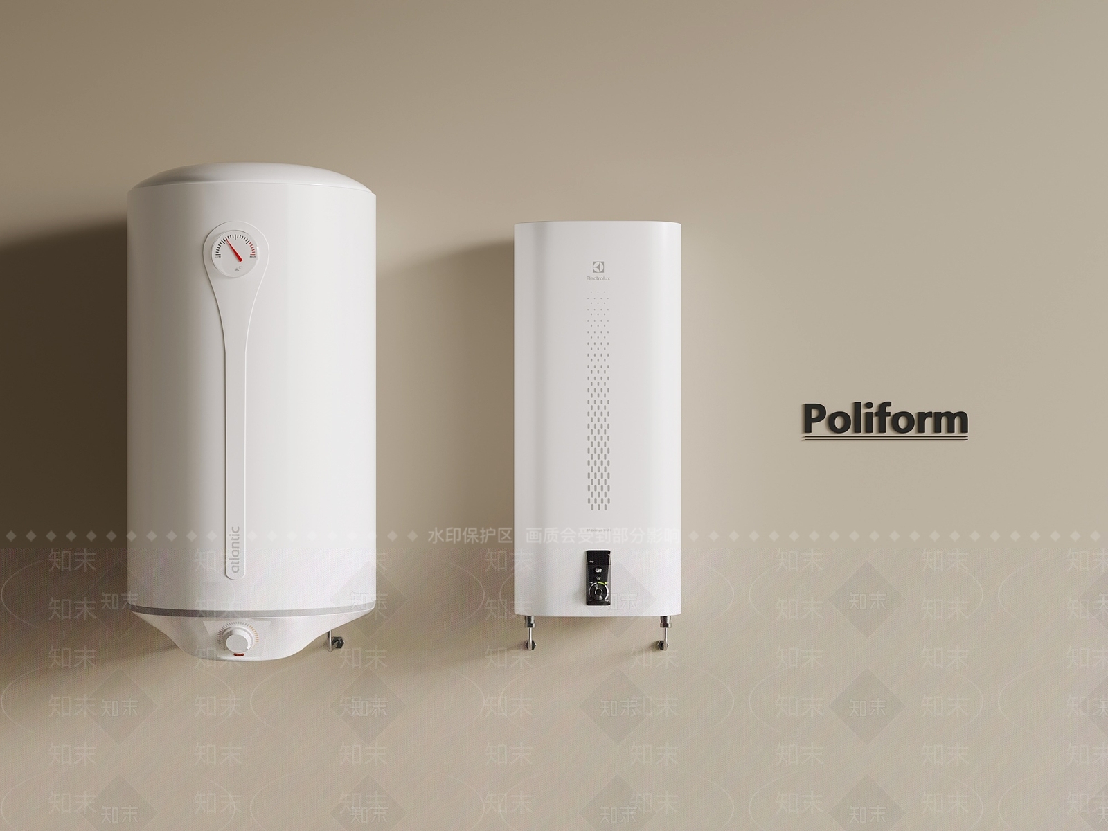 热水器3D模型下载【ID:1188610804】