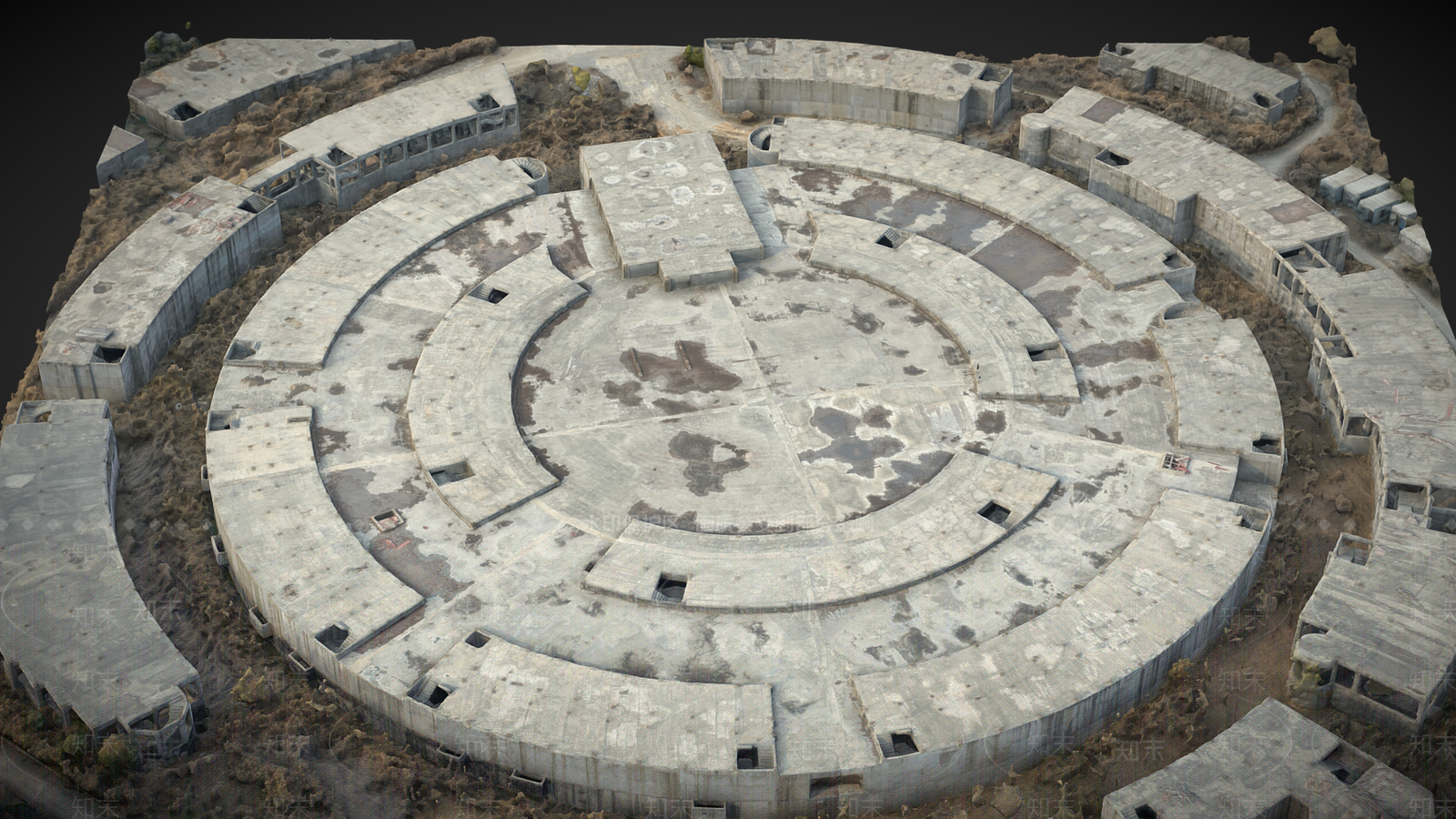 现代欧式古建3D模型下载【ID:1188619145】