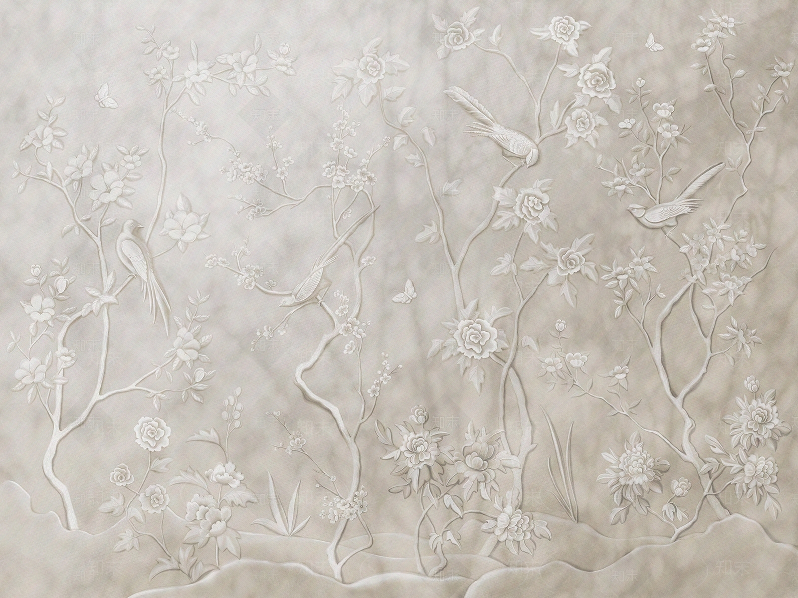 现代意式植物壁纸贴图下载【ID:1188620873】