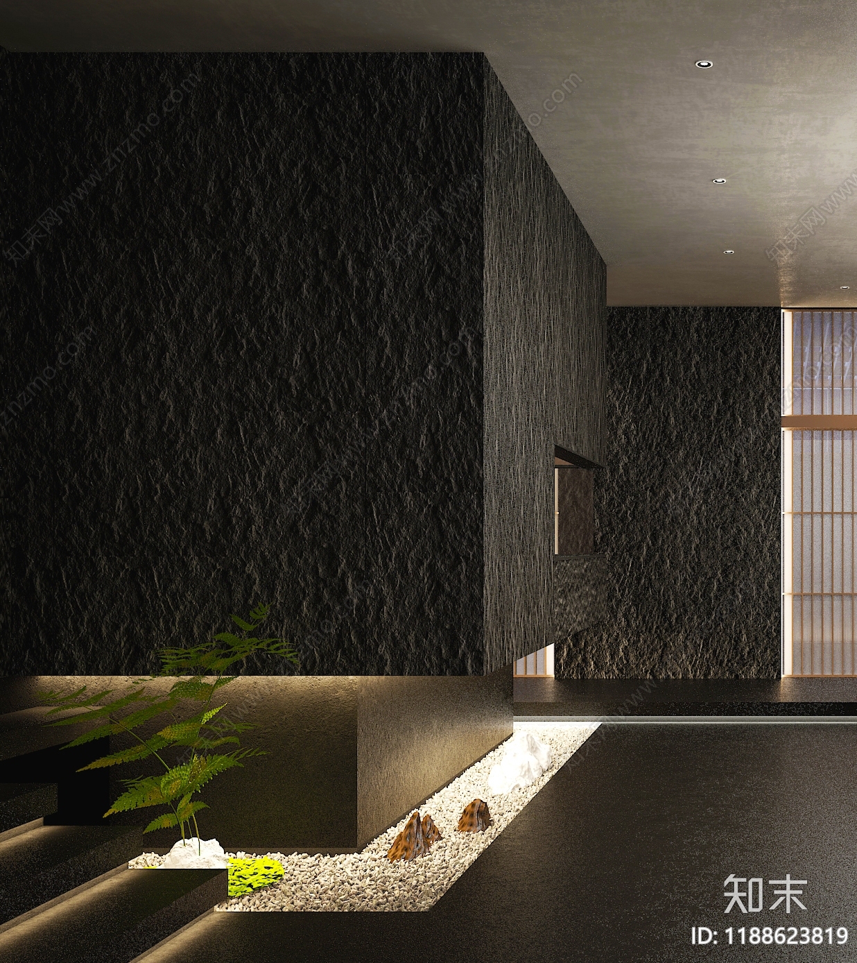 现代日式其他餐饮空间cad施工图下载【ID:1188623819】