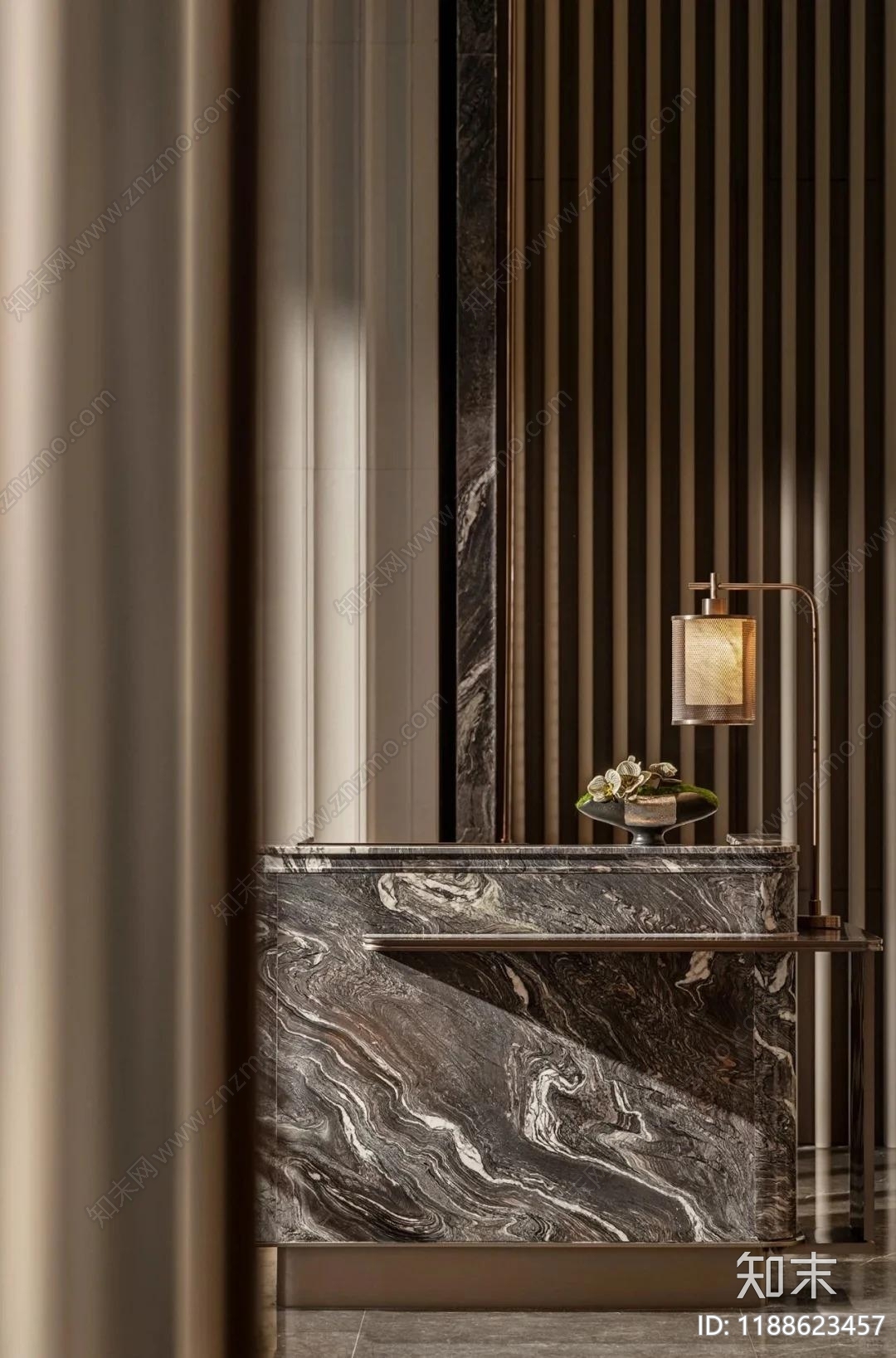 现代新中式中餐厅施工图下载【ID:1188623457】