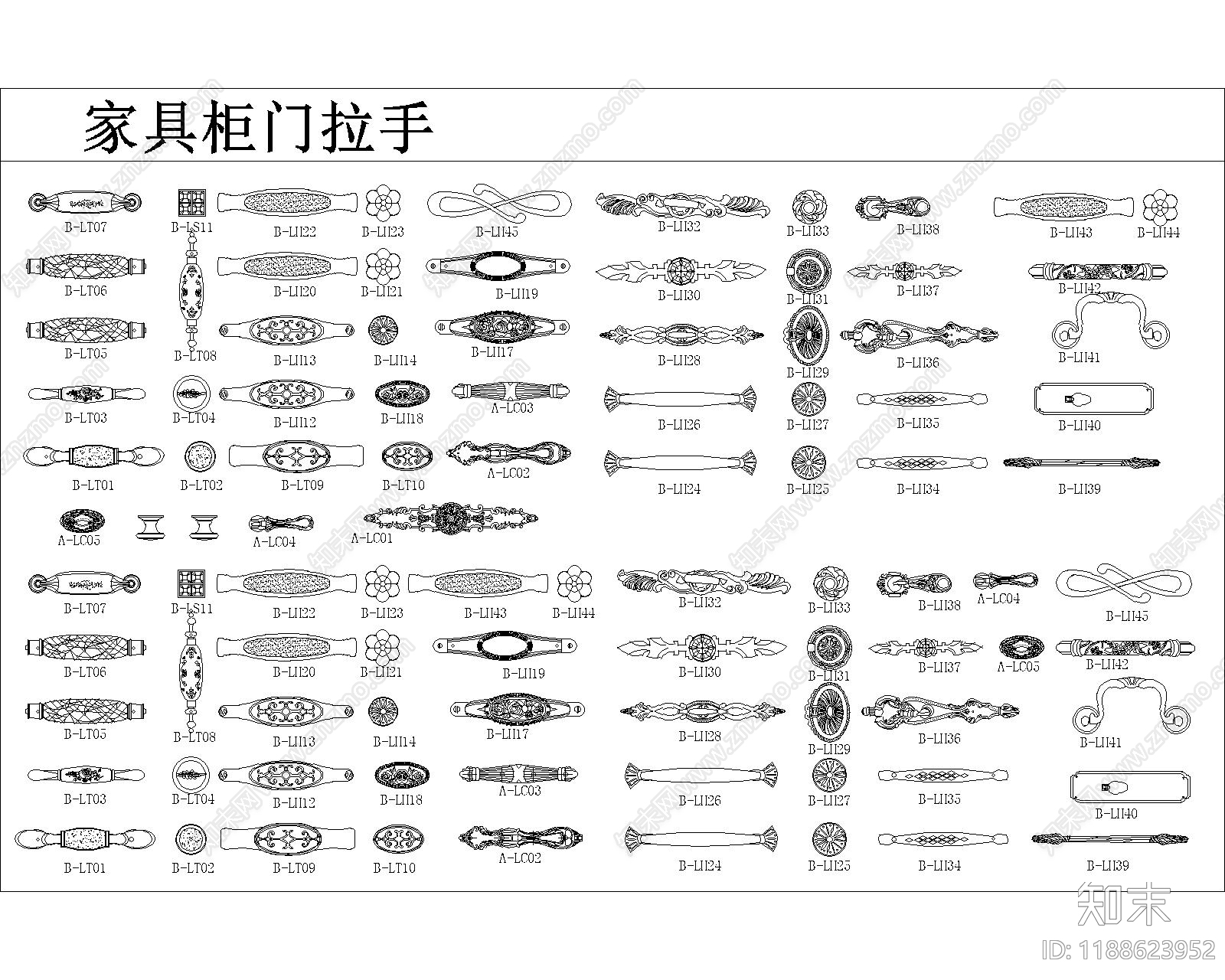 现代五金管件cad施工图下载【ID:1188623952】