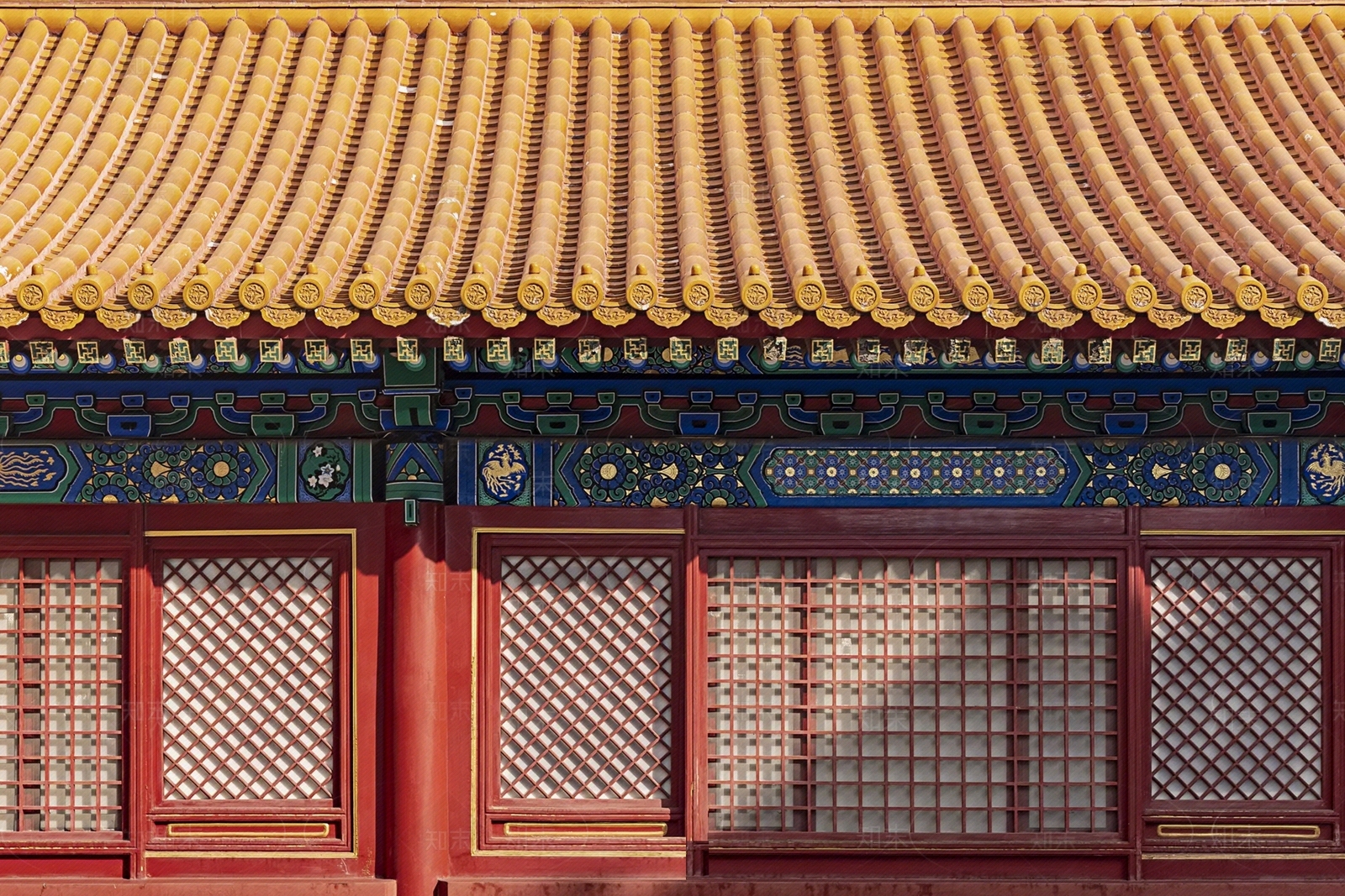 中式建筑外立面贴图下载【ID:1188624178】