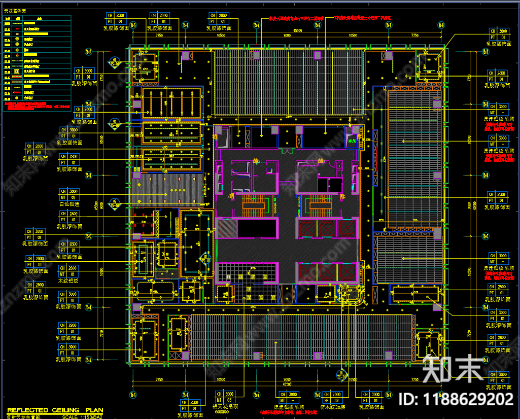 现代整体办公空间cad施工图下载【ID:1188629202】