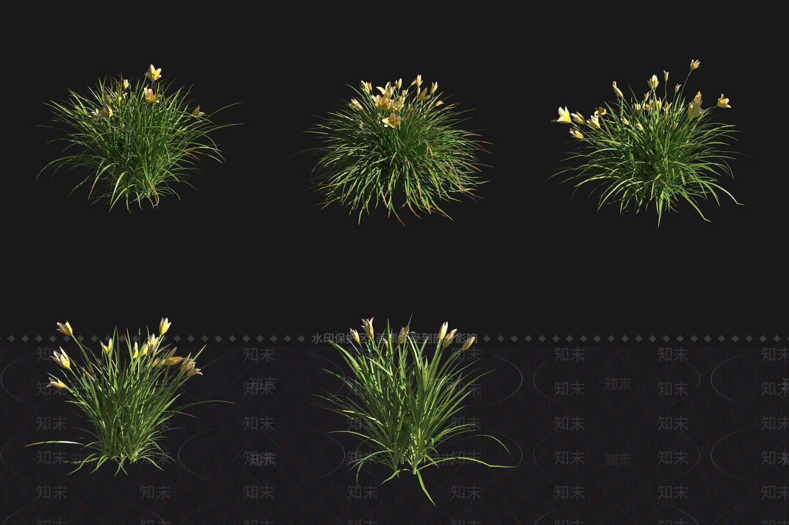 花草组合3D模型下载【ID:1188630119】