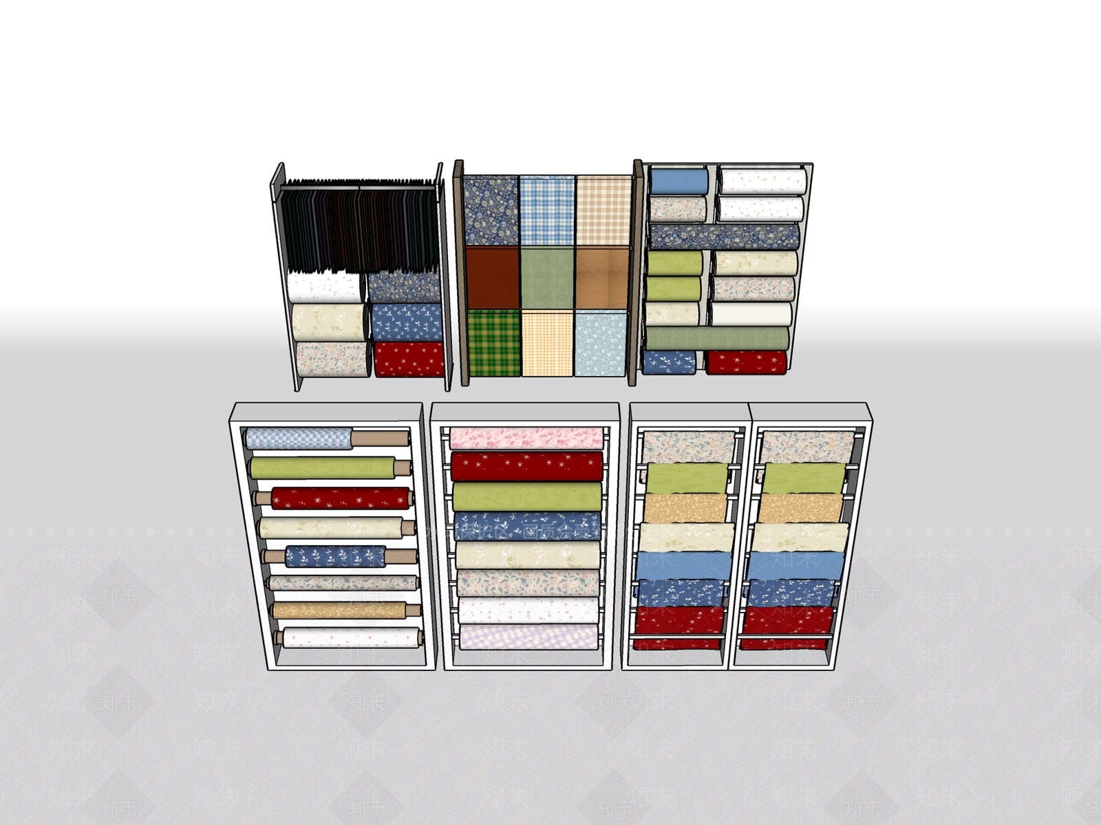现代床品SU模型下载【ID:1188638422】