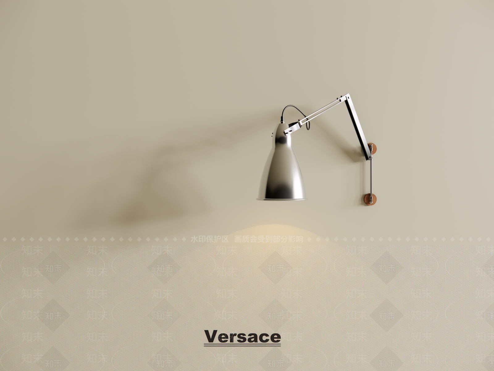 现代工业壁灯3D模型下载【ID:1188645588】