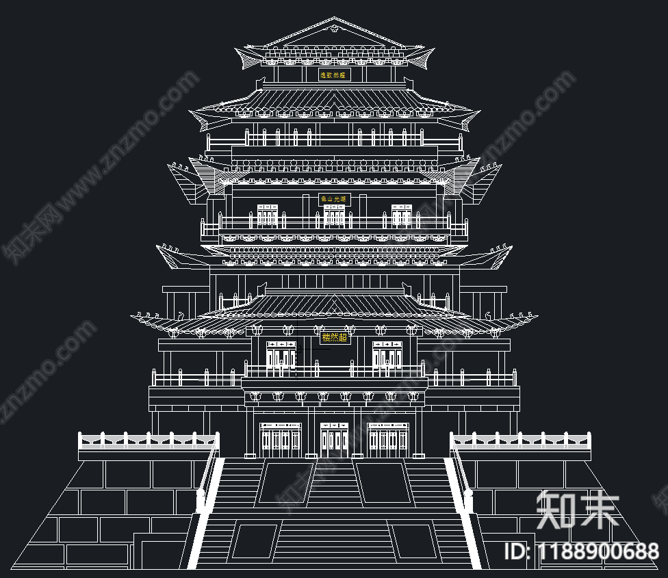 其他古建筑施工图下载【ID:1188900688】