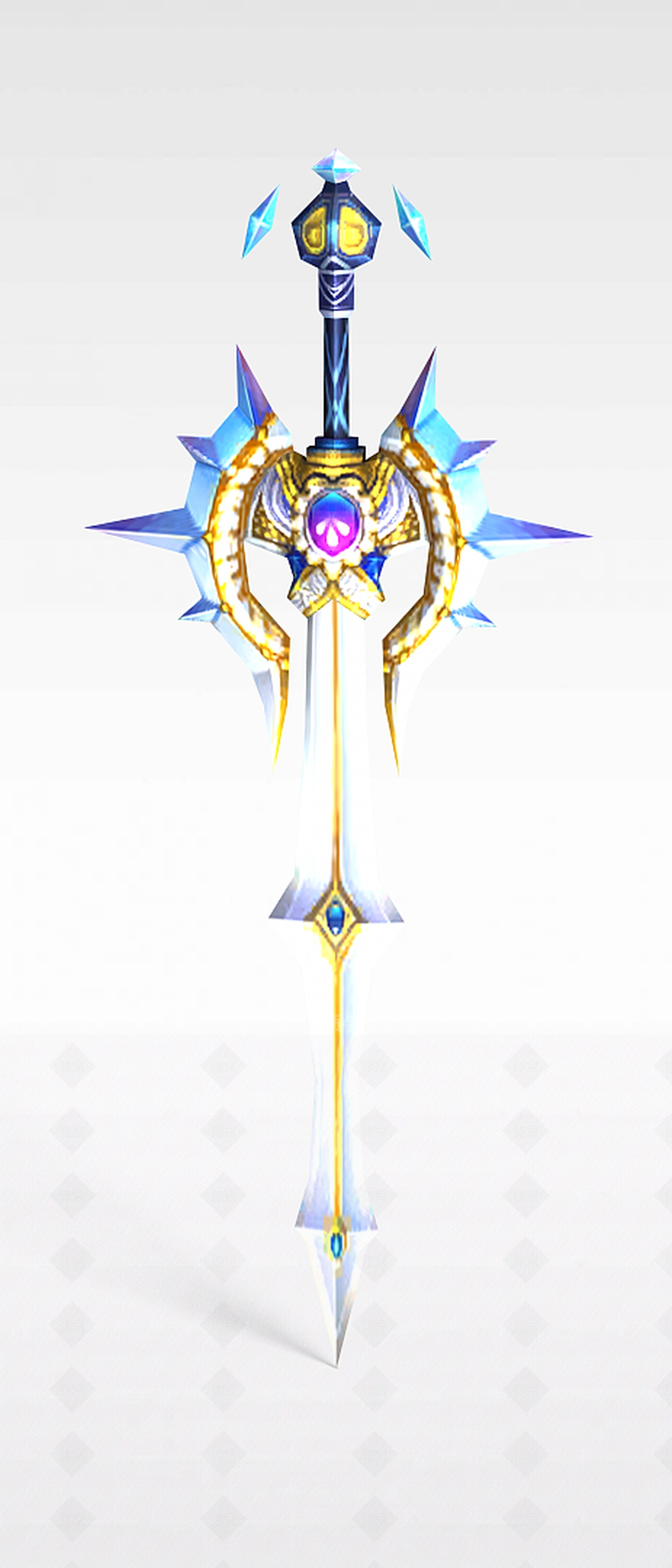 现代创世西游游戏道具装备3D模型下载【ID:1188652563】