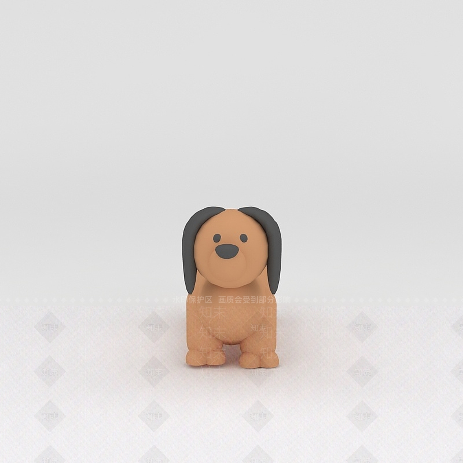 现代玩偶儿童玩具狗3D模型下载【ID:1188653595】