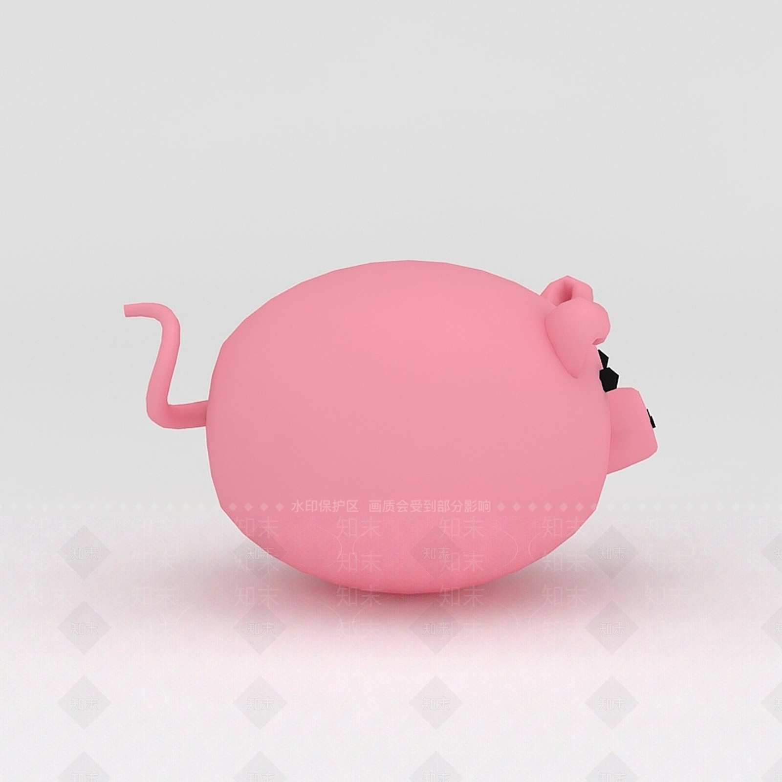 现代玩偶儿童玩具小猪3D模型下载【ID:1188653641】