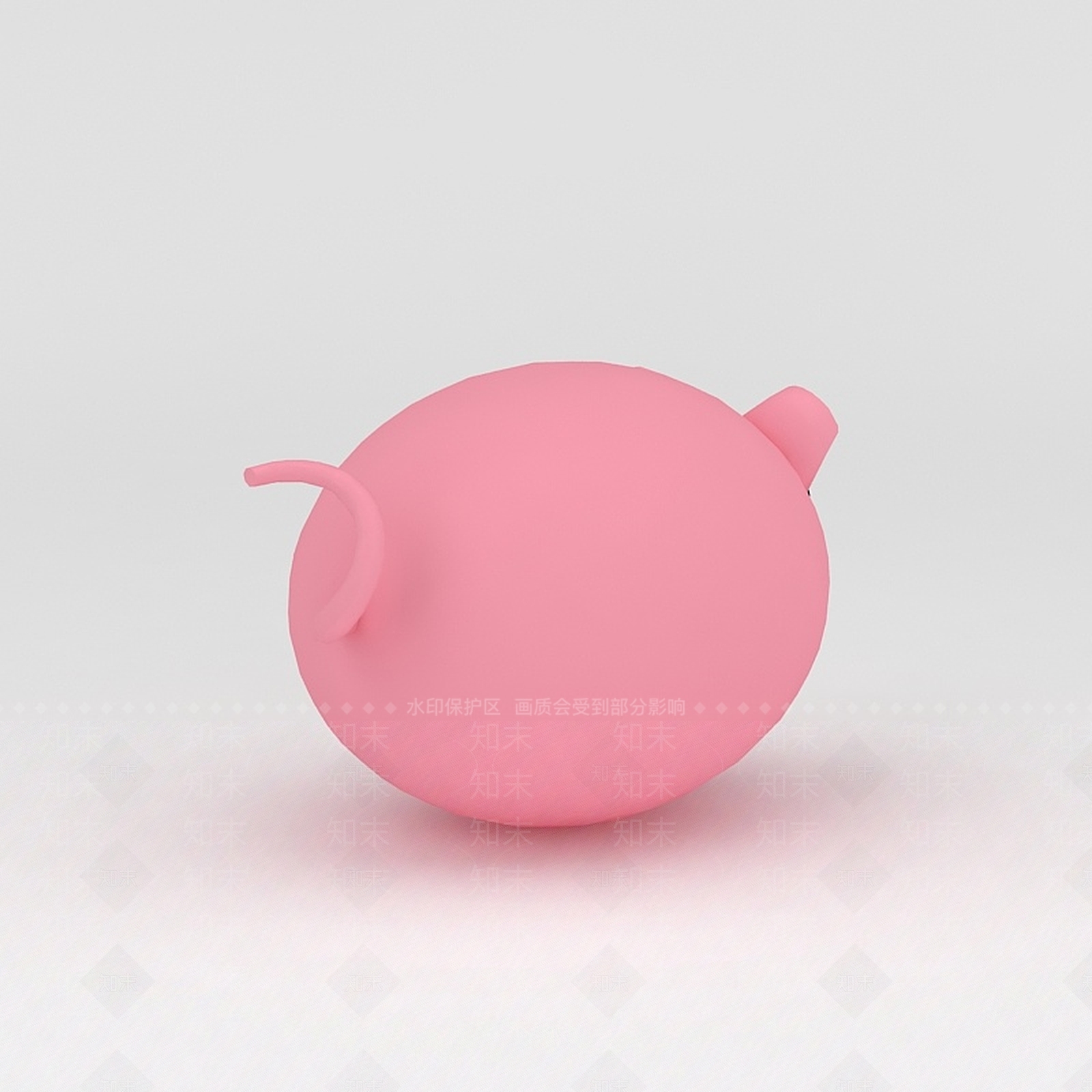 现代玩偶儿童玩具小猪3D模型下载【ID:1188653641】