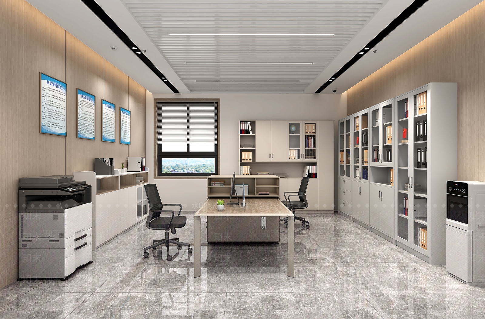 现代办公室SU模型下载【ID:1188654861】