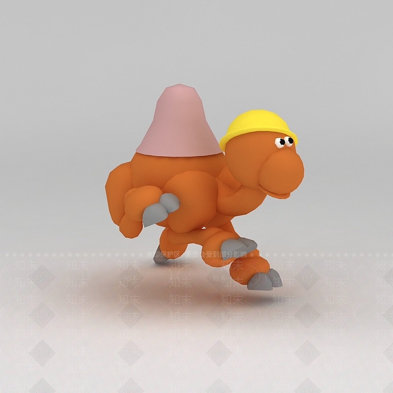 现代儿童玩具骆驼3D模型下载【ID:1188654157】