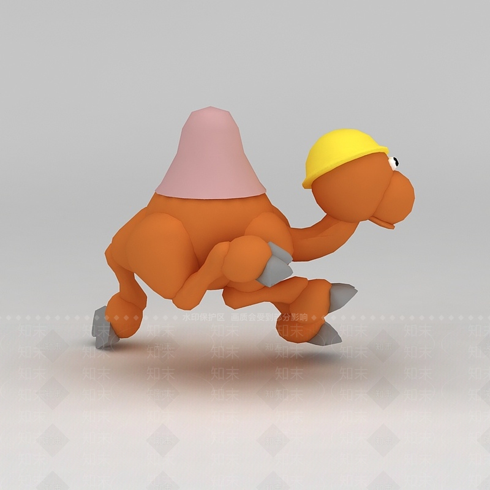现代儿童玩具骆驼3D模型下载【ID:1188654157】