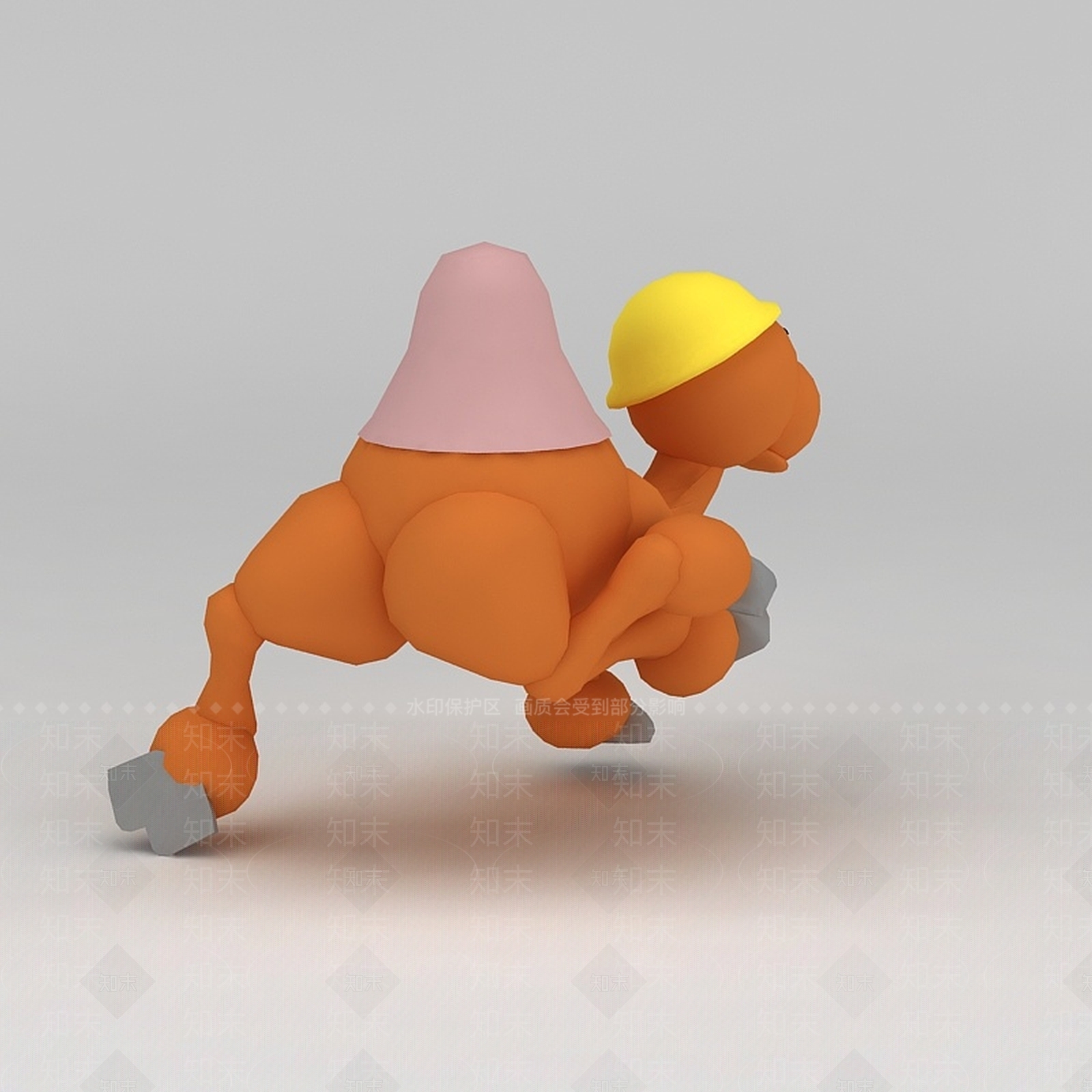现代儿童玩具骆驼3D模型下载【ID:1188654157】