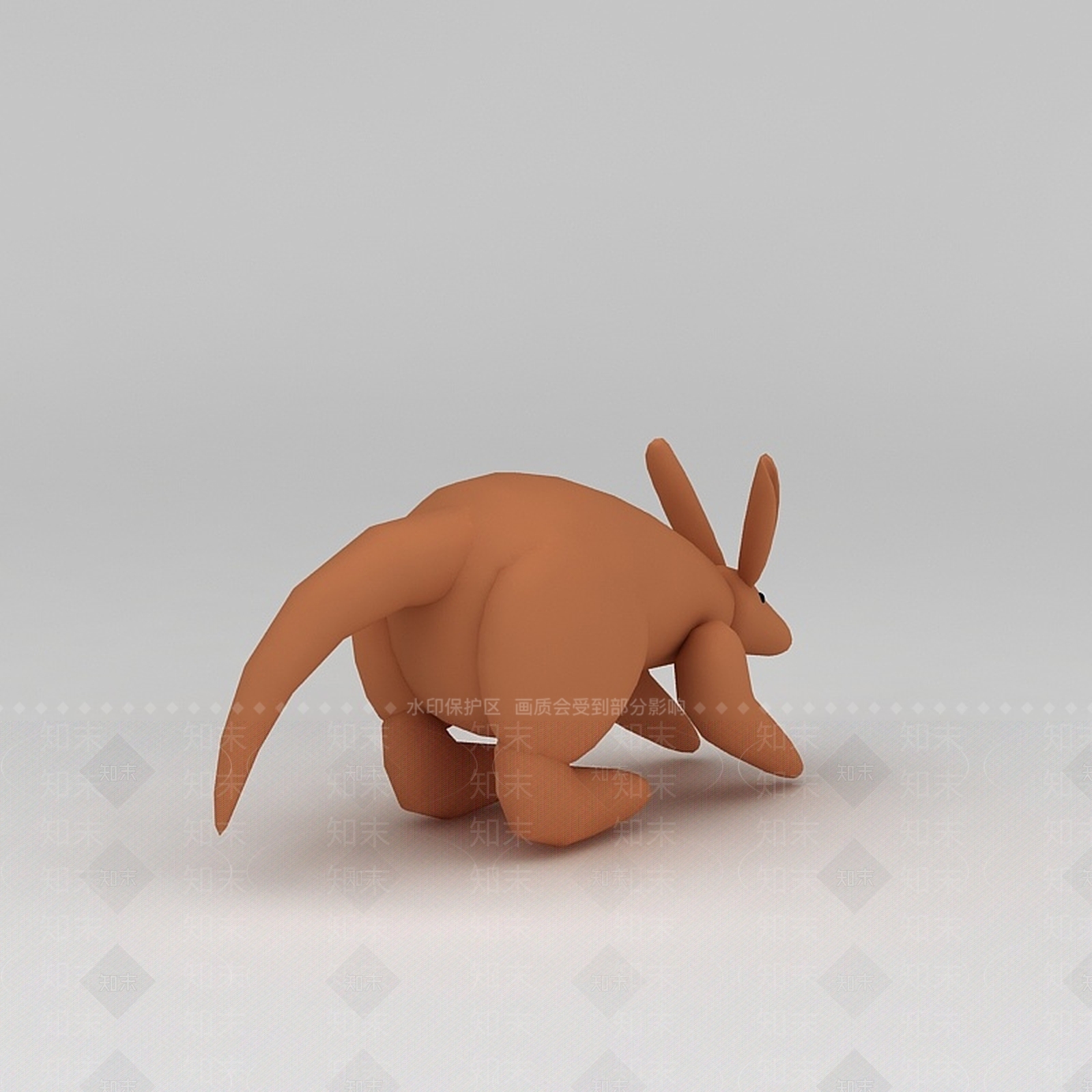 现代儿童玩具玩偶兔子3D模型下载【ID:1188654274】