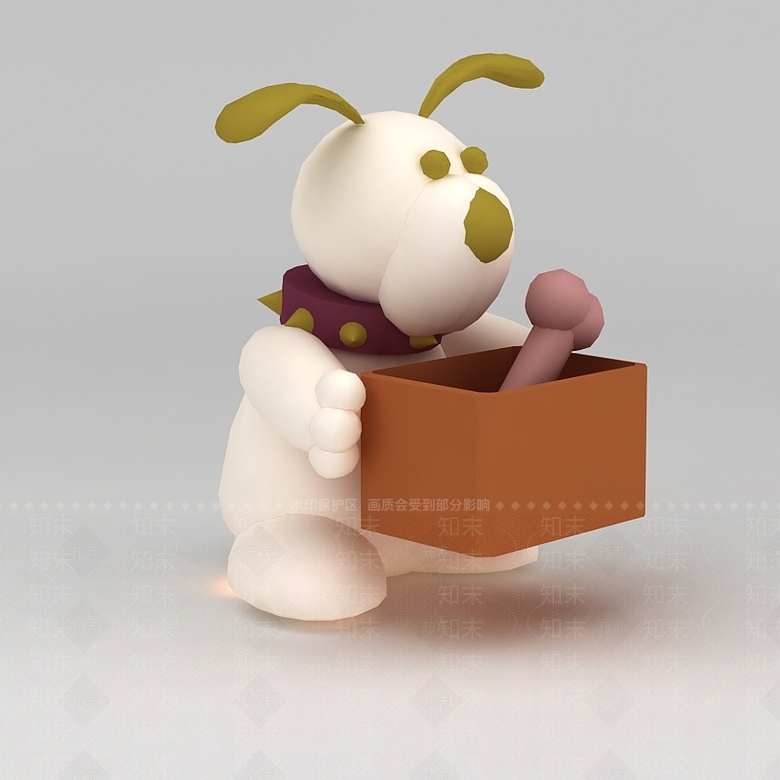 现代儿童玩具玩偶小兔子3D模型下载【ID:1188654285】