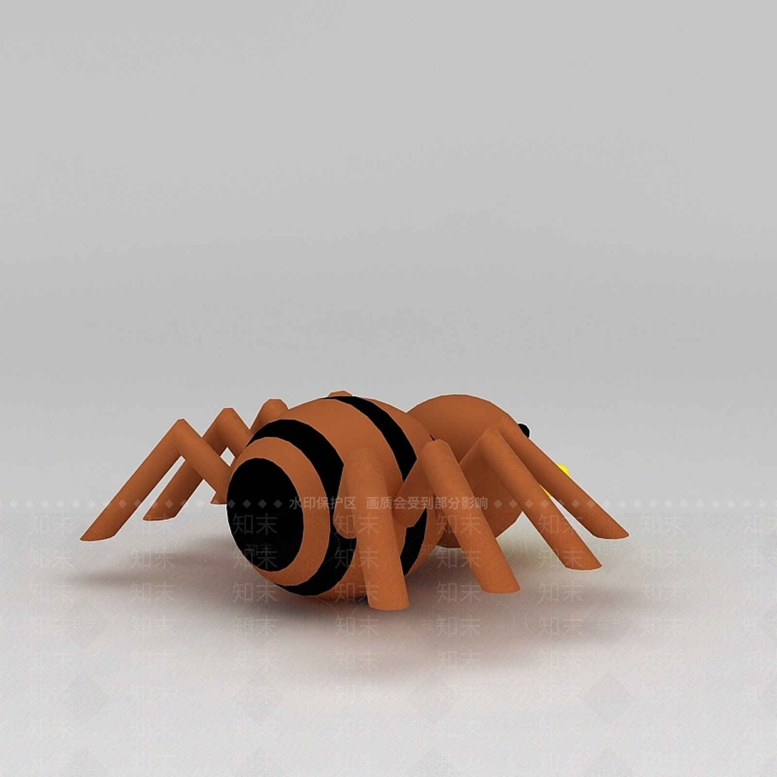 现代儿童玩具玩偶蜘蛛3D模型下载【ID:1188654390】