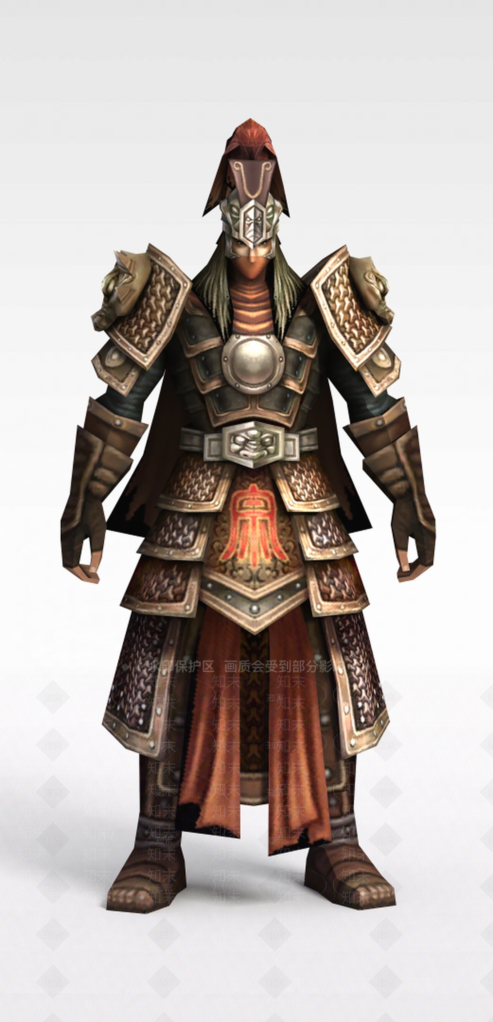 现代游戏赤壁动漫游戏人物男人战士3D模型下载【ID:1188656242】