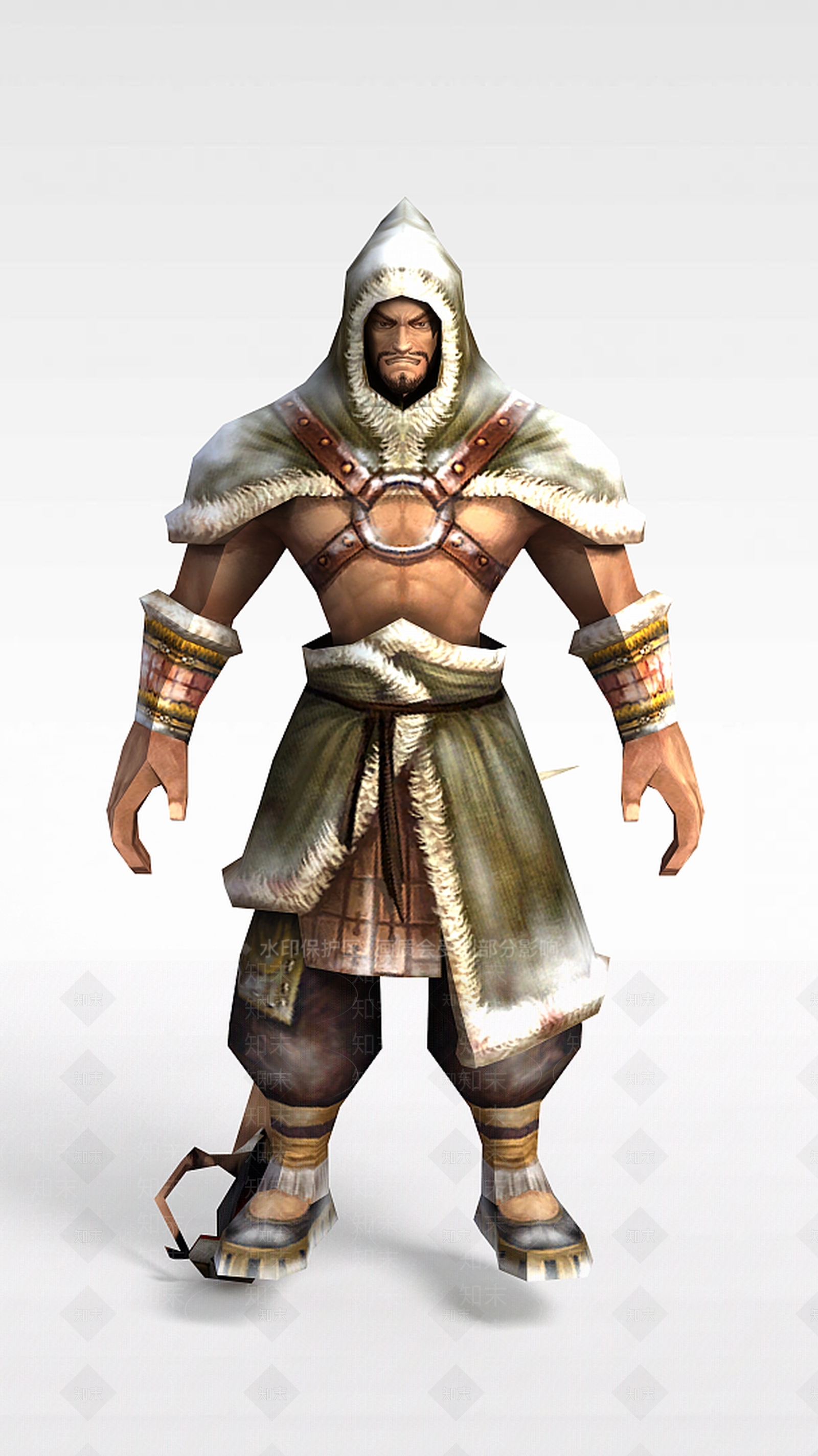 现代游戏赤壁动漫游戏人物男人3D模型下载【ID:1188657136】