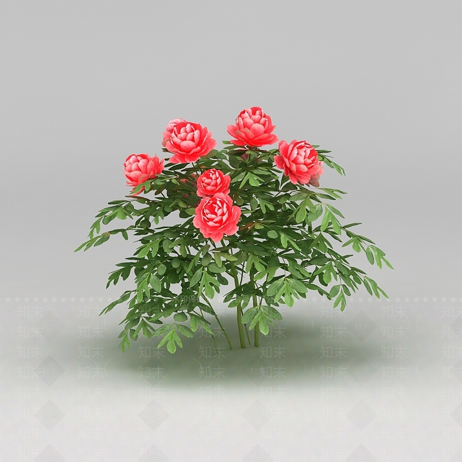 现代园林景观小品花草3D模型下载【ID:1188658380】
