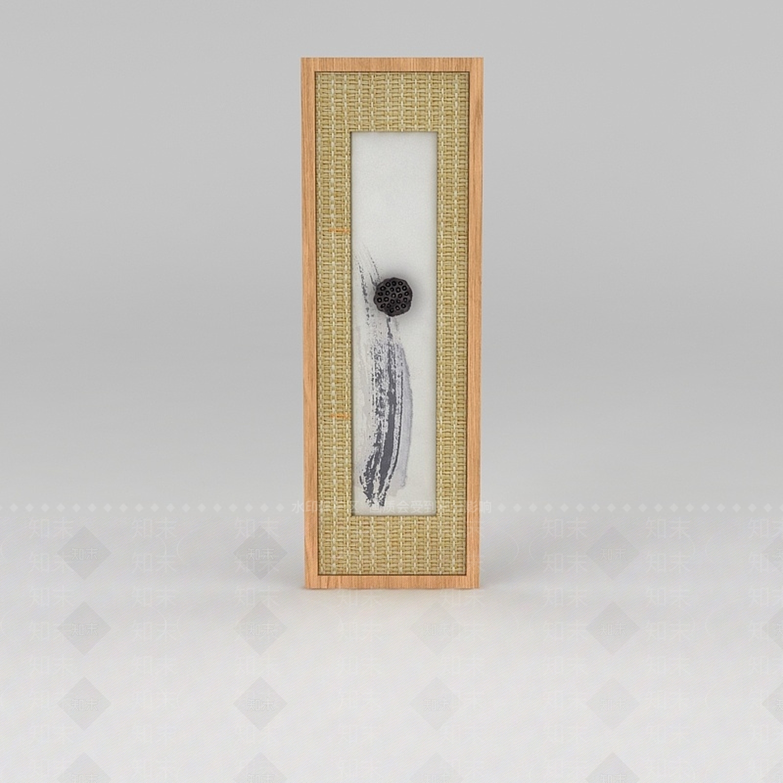 中式背景墙3D模型下载【ID:1188659353】
