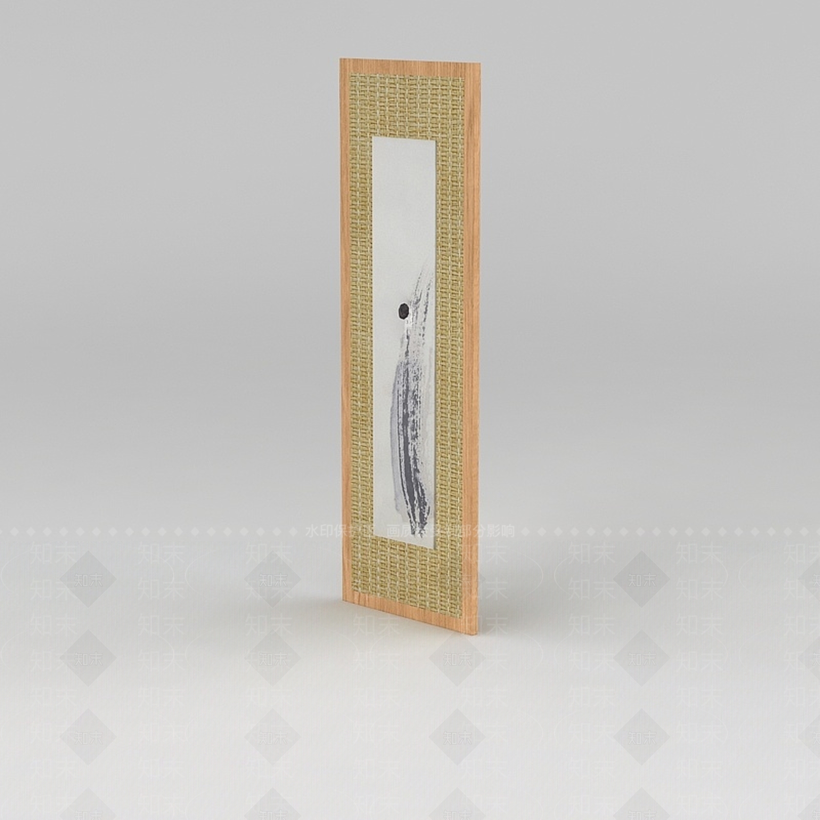 中式背景墙3D模型下载【ID:1188659353】