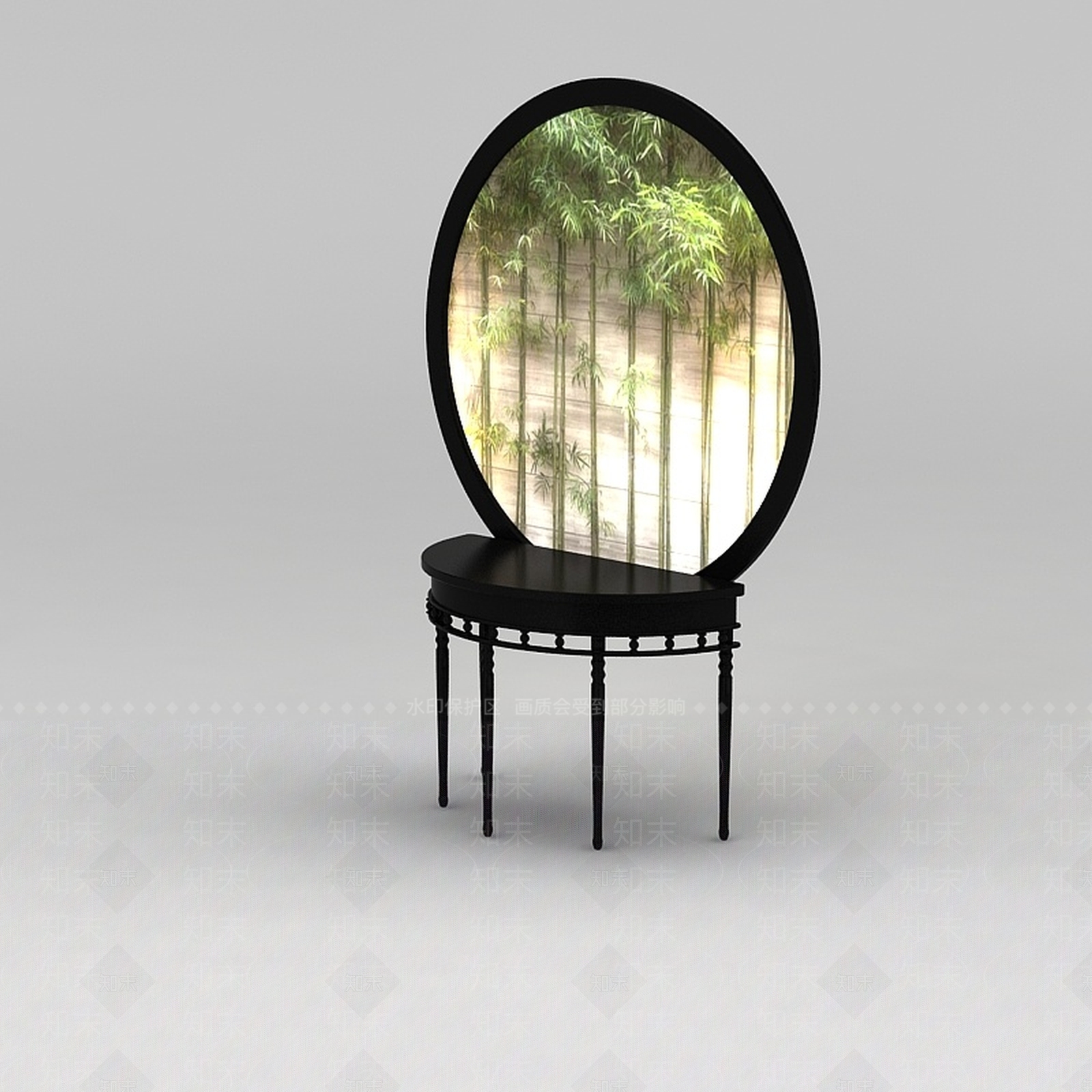 中式桌子3D模型下载【ID:1188660784】