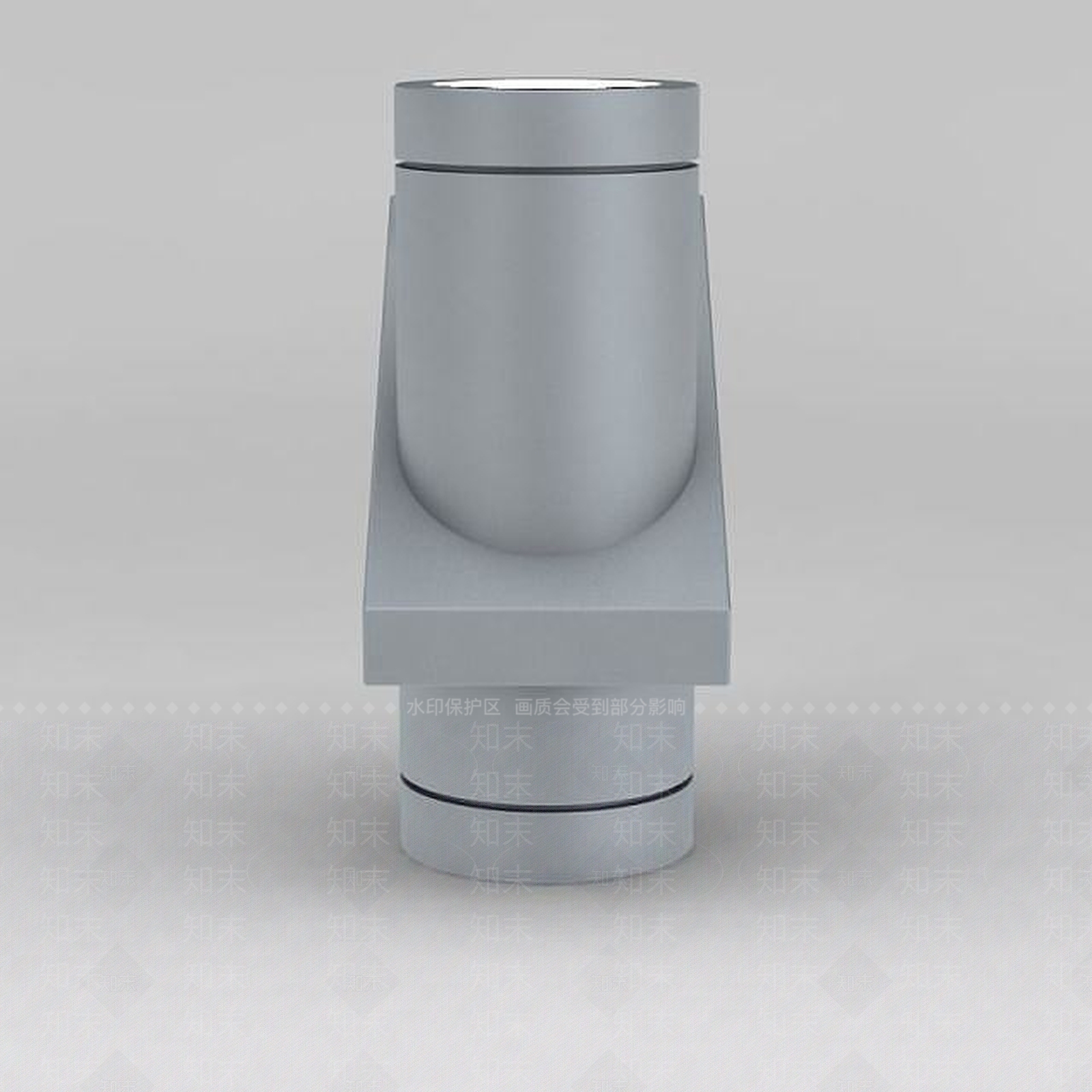 现代灰色金属射灯3D模型下载【ID:1188661173】