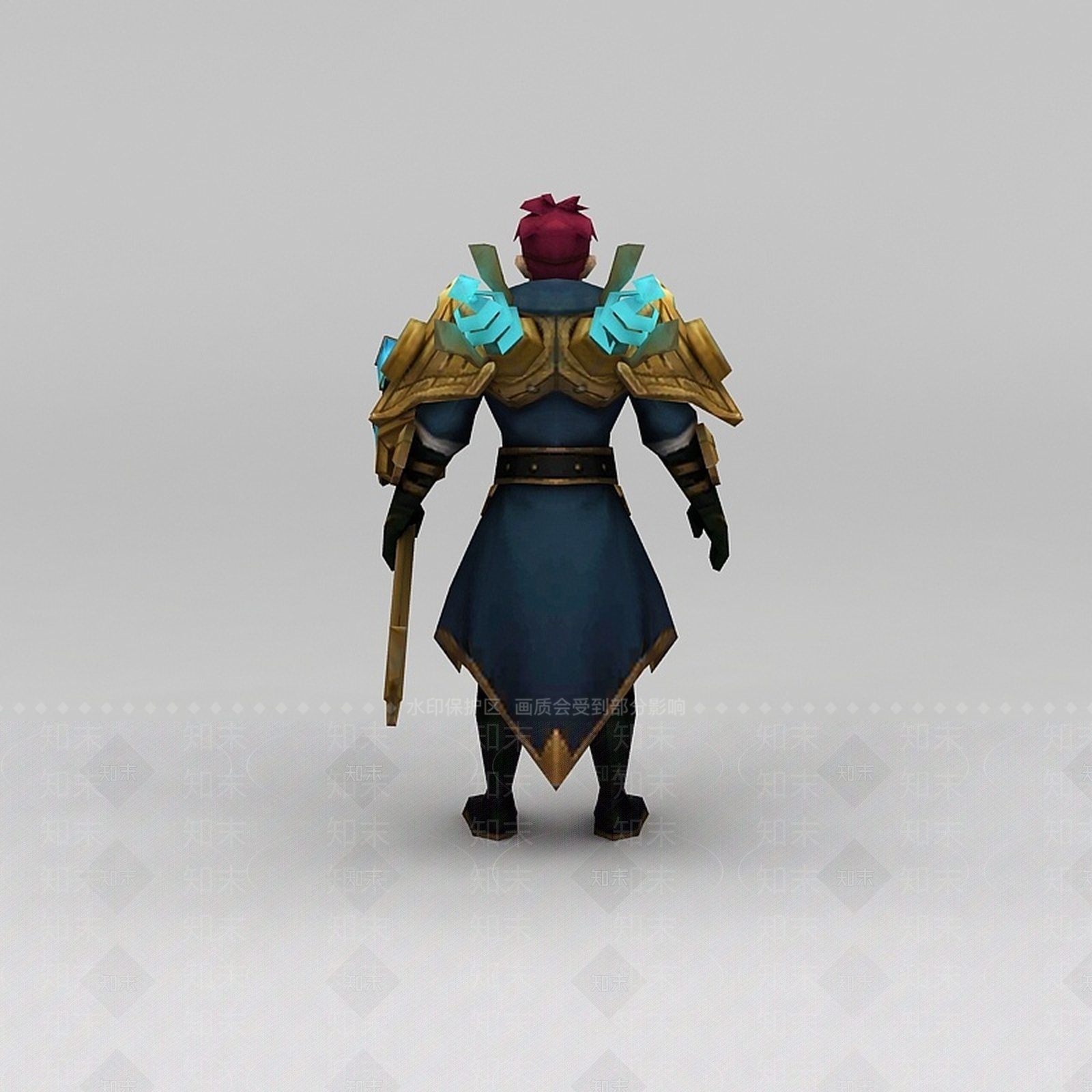 现代召唤师联盟游戏人物男人3D模型下载【ID:1188661884】