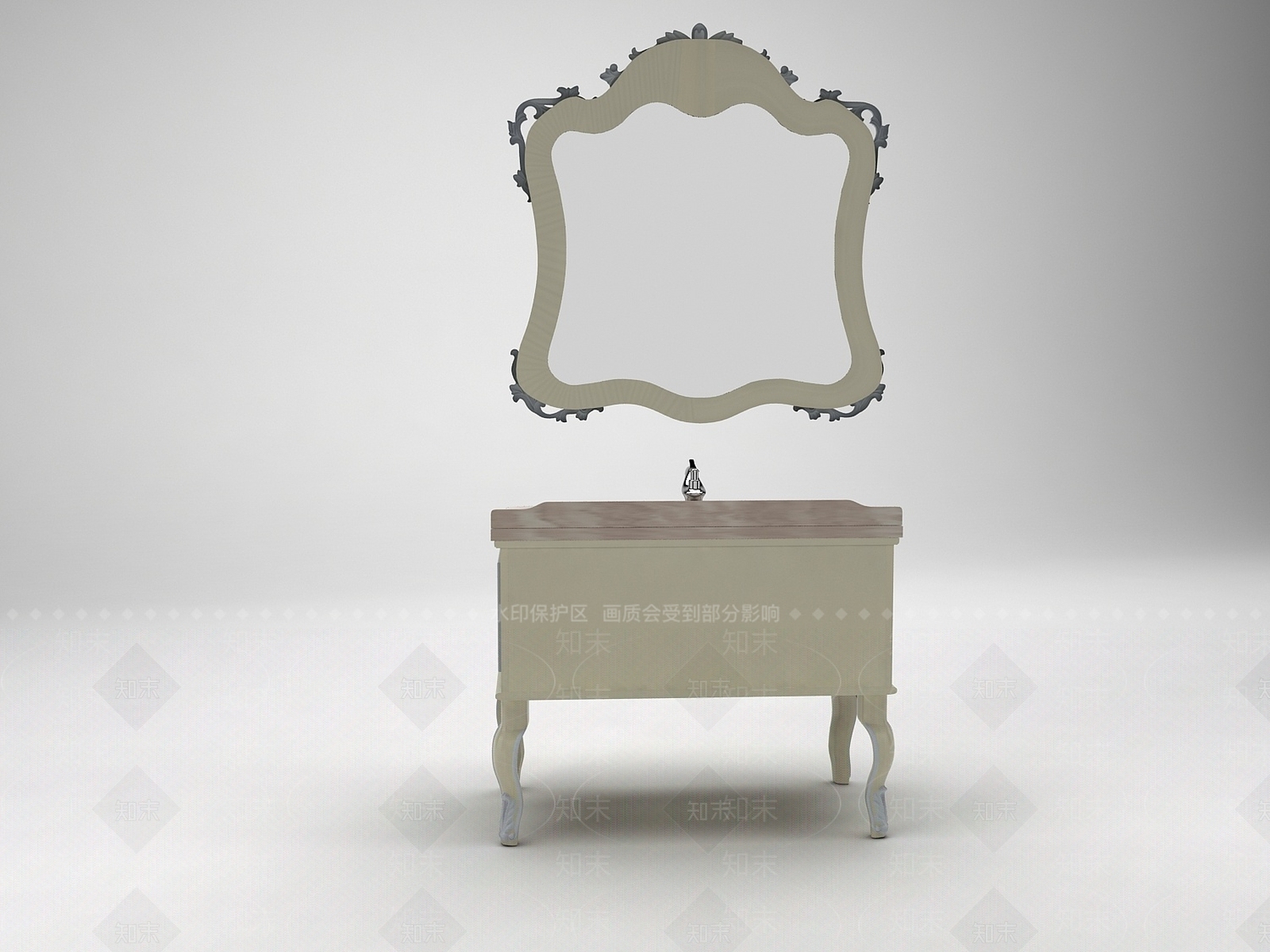 欧式古典欧式雕花浴室柜3D模型下载【ID:1188662272】