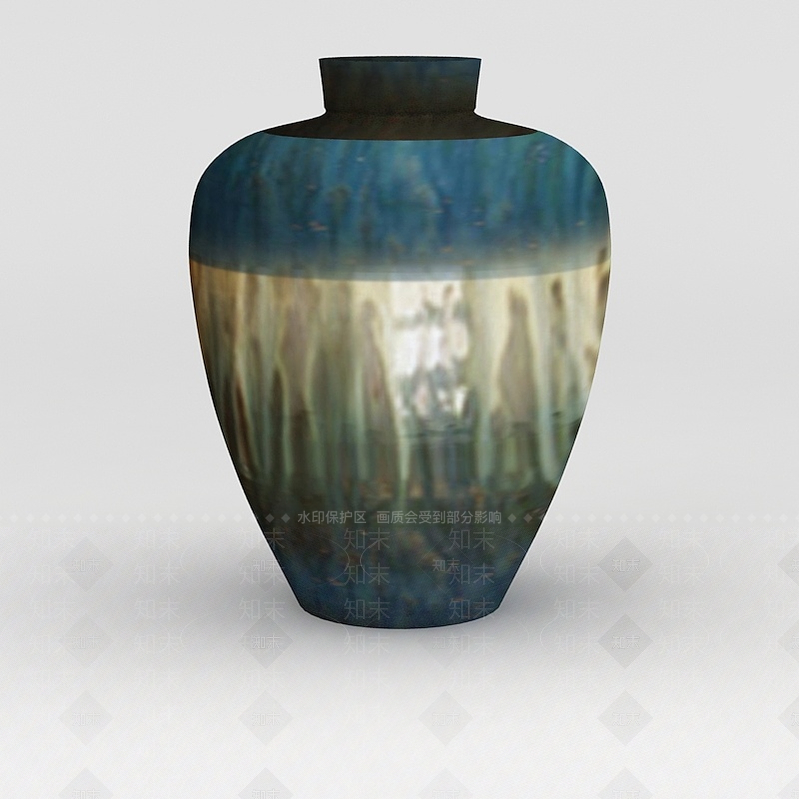 新中式时尚陶瓷摆件3D模型下载【ID:1188663324】