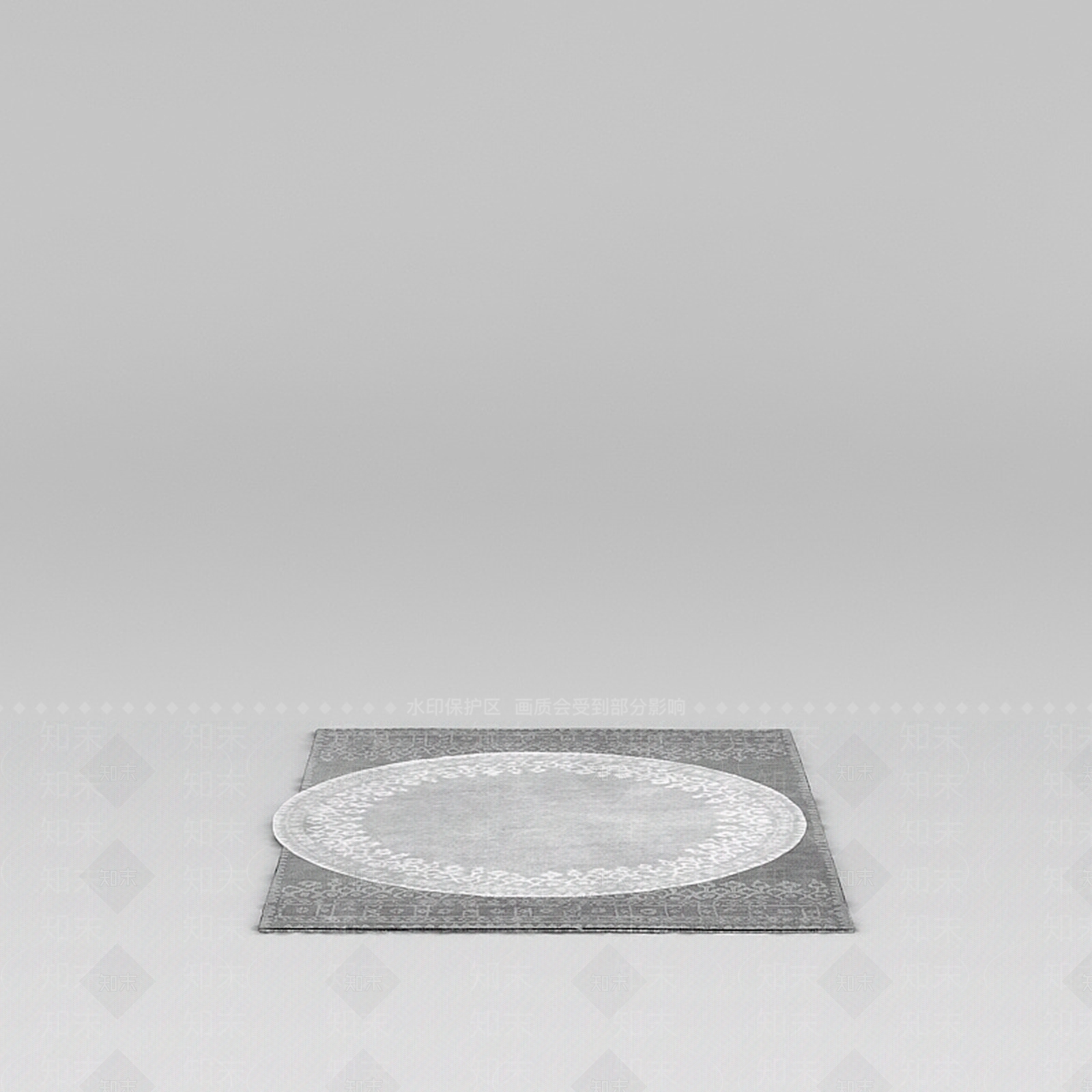 现代时尚家用地毯3D模型下载【ID:1188663962】