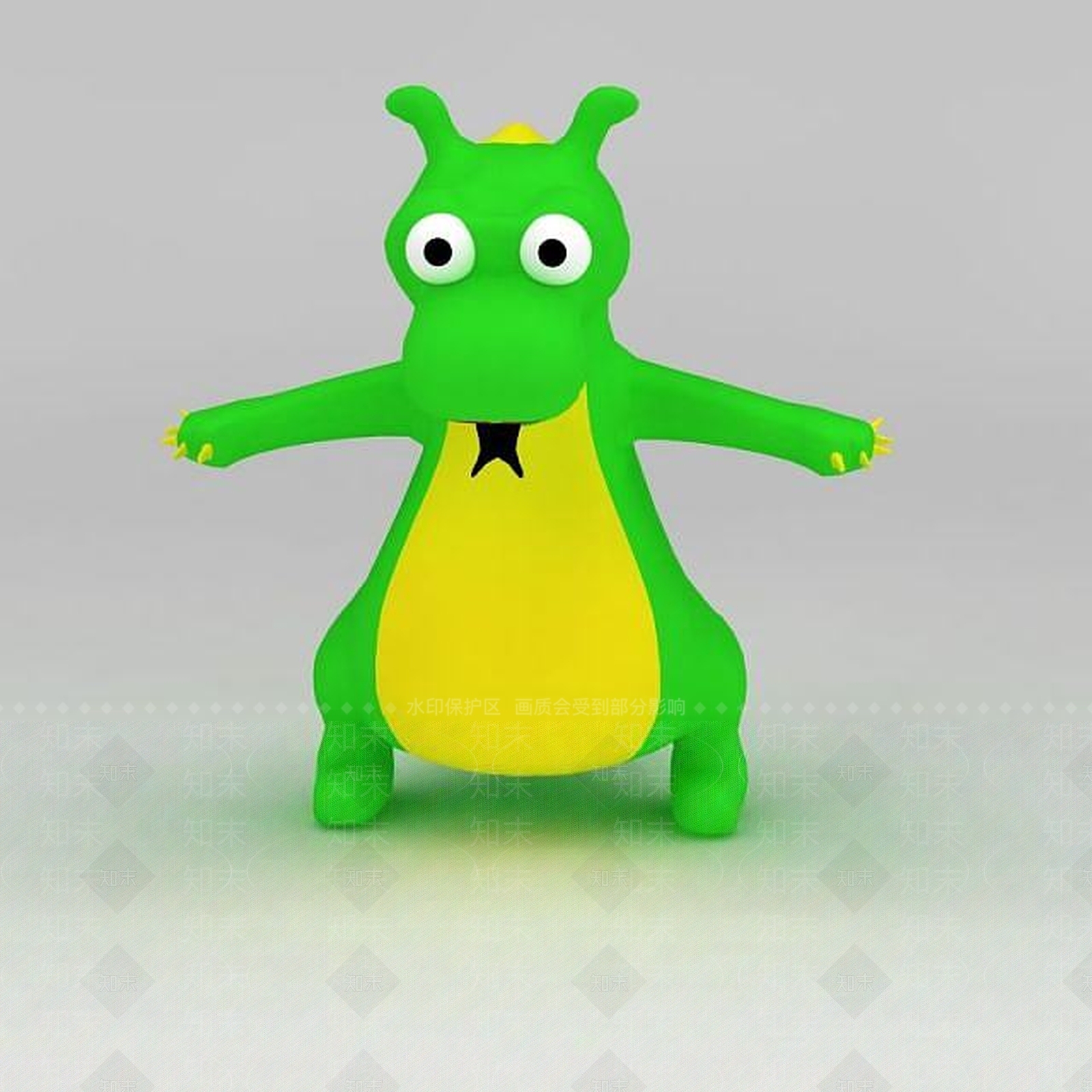 现代儿童玩具恐龙3D模型下载【ID:1188664180】