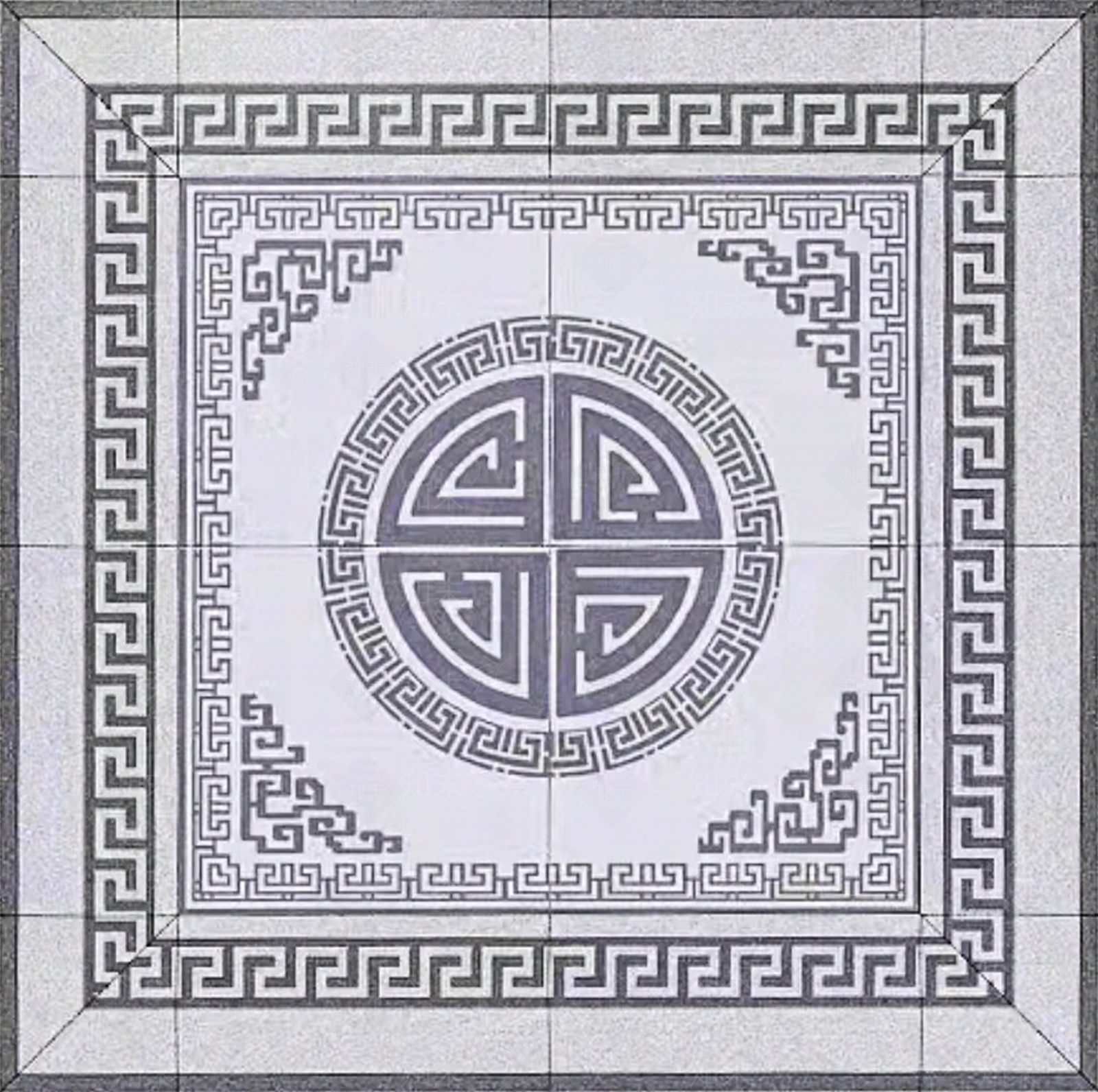 现代新中式水磨石地面贴图下载【ID:1188665292】